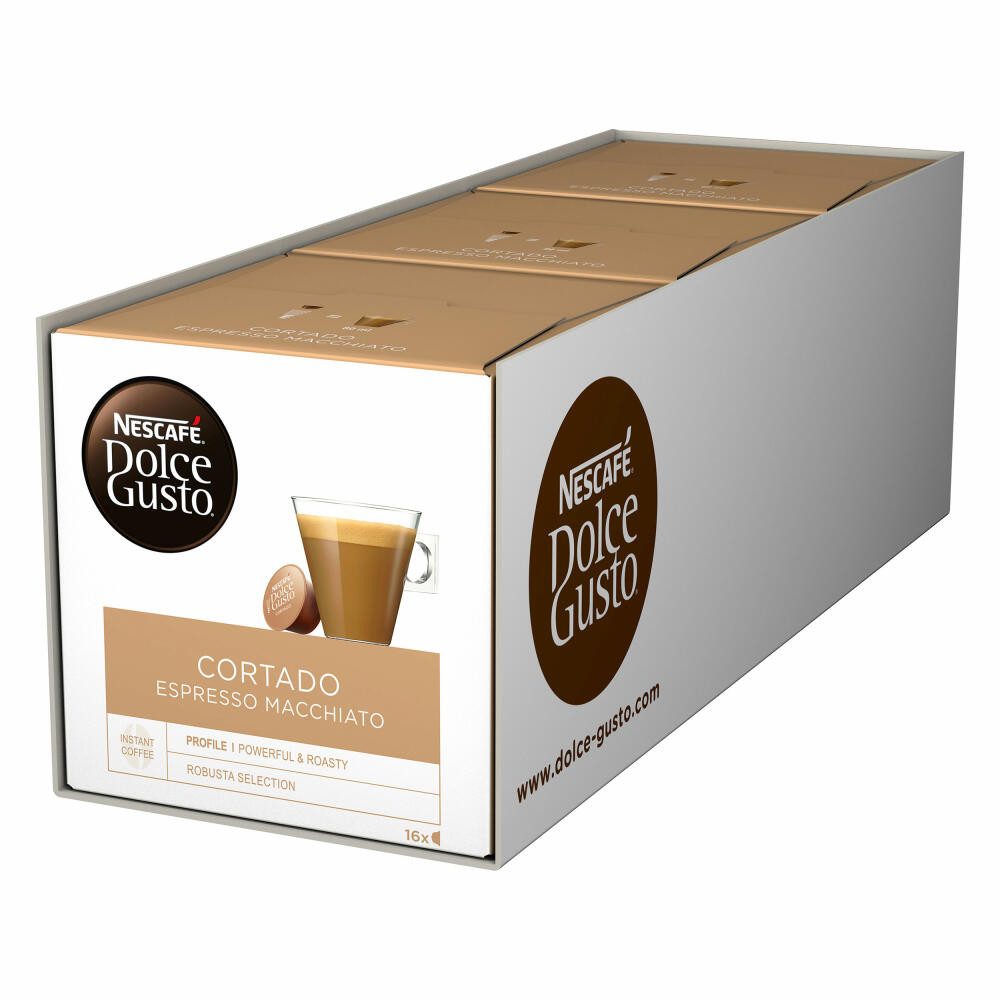 NESCAFÉ® Dolce Gusto® Kaffee Cortado Espresso Macchiato 3er Set, 3 x
