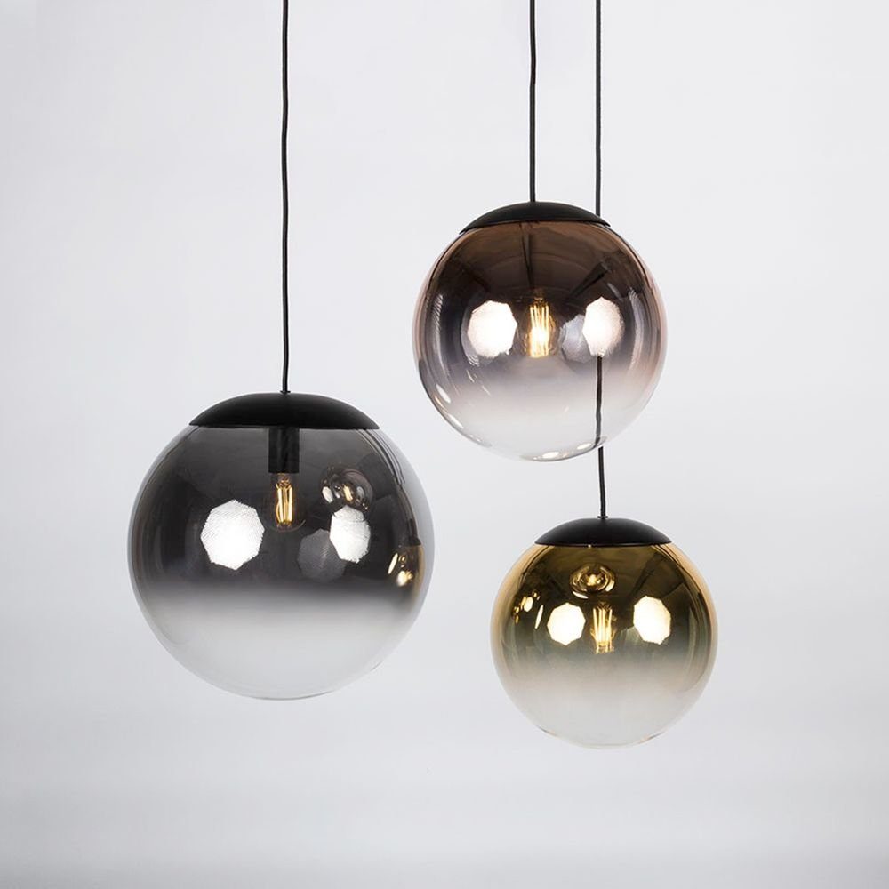 Baldachin Modular Pendelleuchte s.luce Rauchfarben Progress XL Rauch 8-flammig mit Galerieleuchte