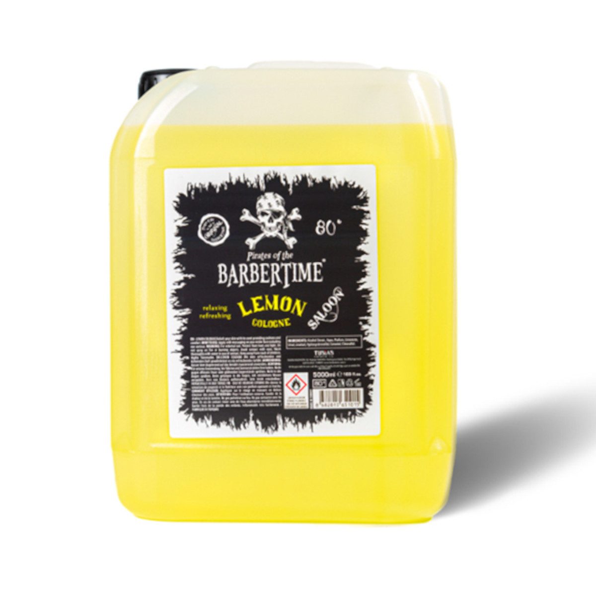BARBERTIME After-Shave After Shave Cologne Lemon Kabinett Kanister 5000ml, 1-tlg.