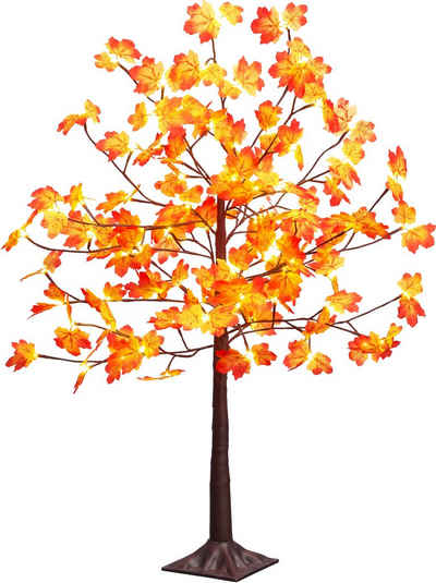 BONETTI LED Baum »Weihnachtsdeko«, Beleuchteter Deko-Herbstbaum mit Ahornblättern