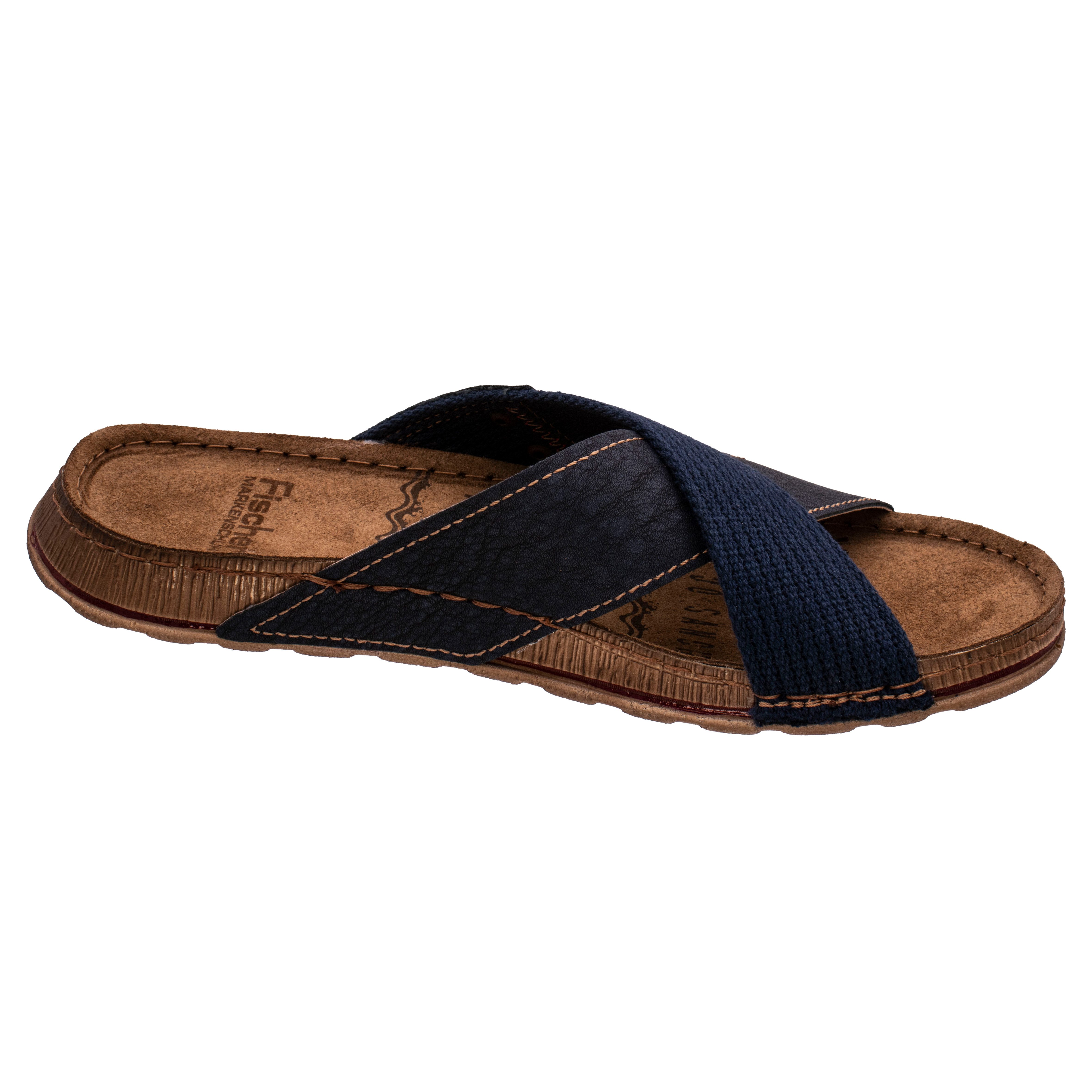 Fischer-Markenschuh Lukas Pantolette aus Vegano (Lederimitat), günstig online kaufen
