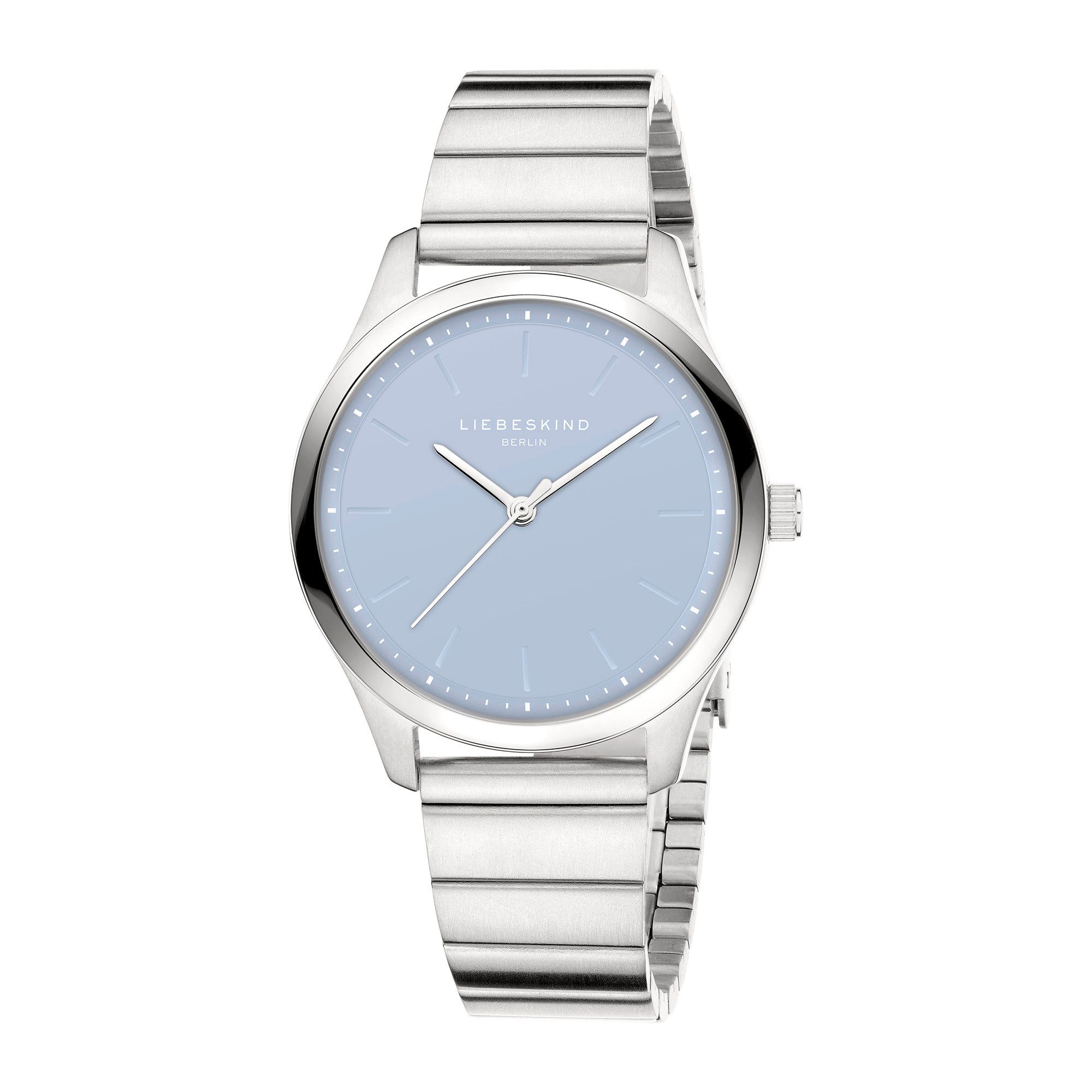 Liebeskind Berlin Quarzuhr Basic Staples LT-0387-MQ, Armbanduhr, Damenuhr, Edelstahlarmband, analog