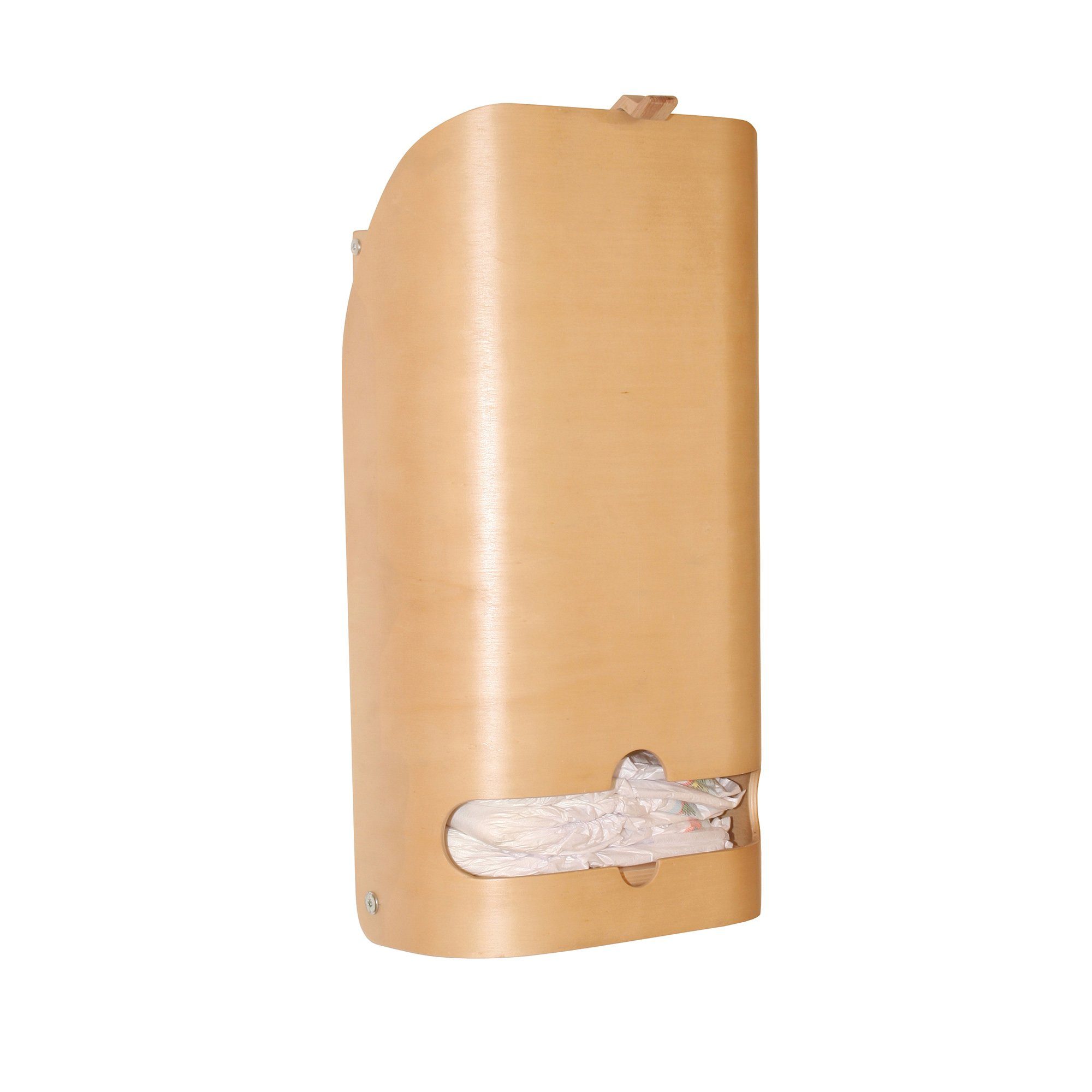 roba® Windeltasche - Windelspender aus Holz - für Wandmontage, Wand Windel- & Spielzeugorganizer
