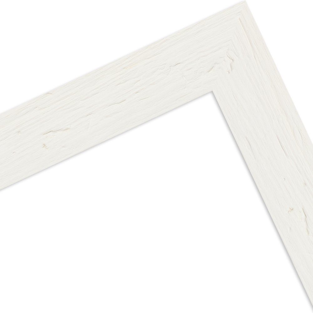 WANDStyle Bilderrahmen H750, aus Weiß, Landhaus Stil im Massivholz