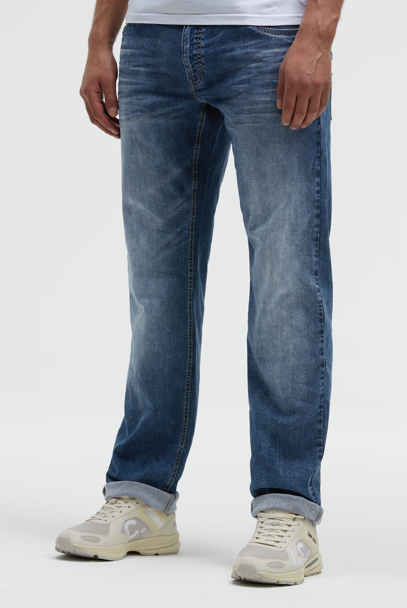 CAMP DAVID Comfort-fit-Jeans mit zwei Leibhöhen