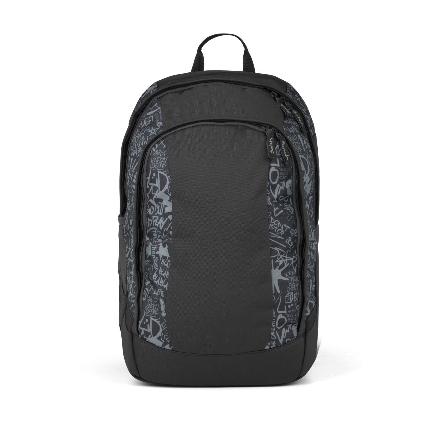 Satch Schulranzen Schulrucksack-Set AIR Street Ink 2-teilig (2-teilig), Schulranzen, ergonomisch, Laptop-Fach, Your-Size-System