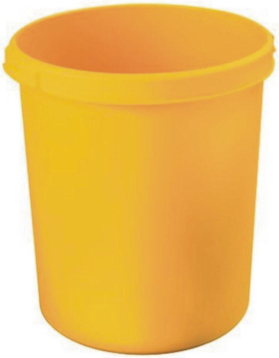 HAN-Bürogeräte Papierkorb Papierkorb Standard mit Griffmulden 30 Liter gelb