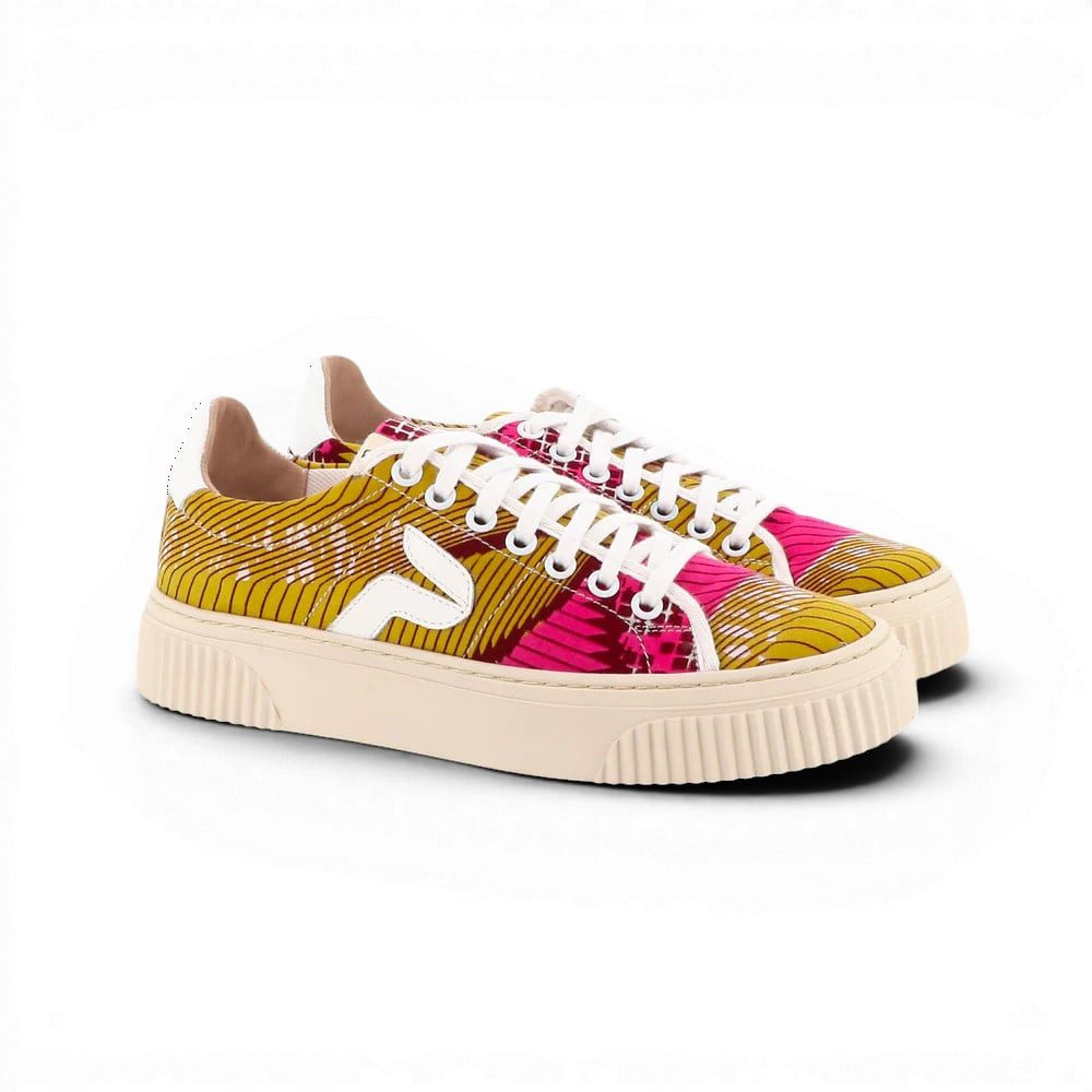 Bini Mexico gelb/violett Damen Sneaker