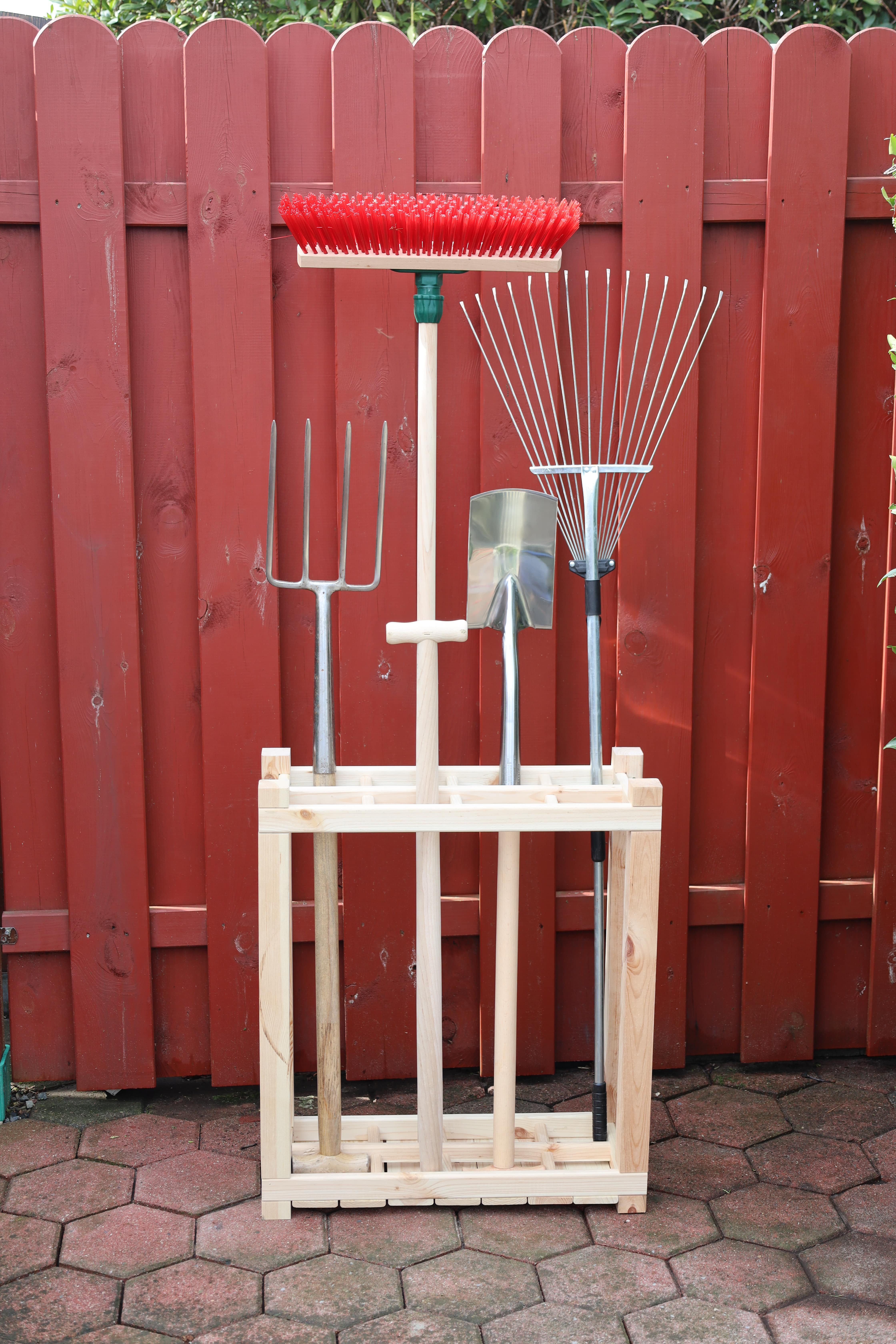 promadino Gartengerätehalter Universal 353/38, (BxTxH: 60x22x70 cm)