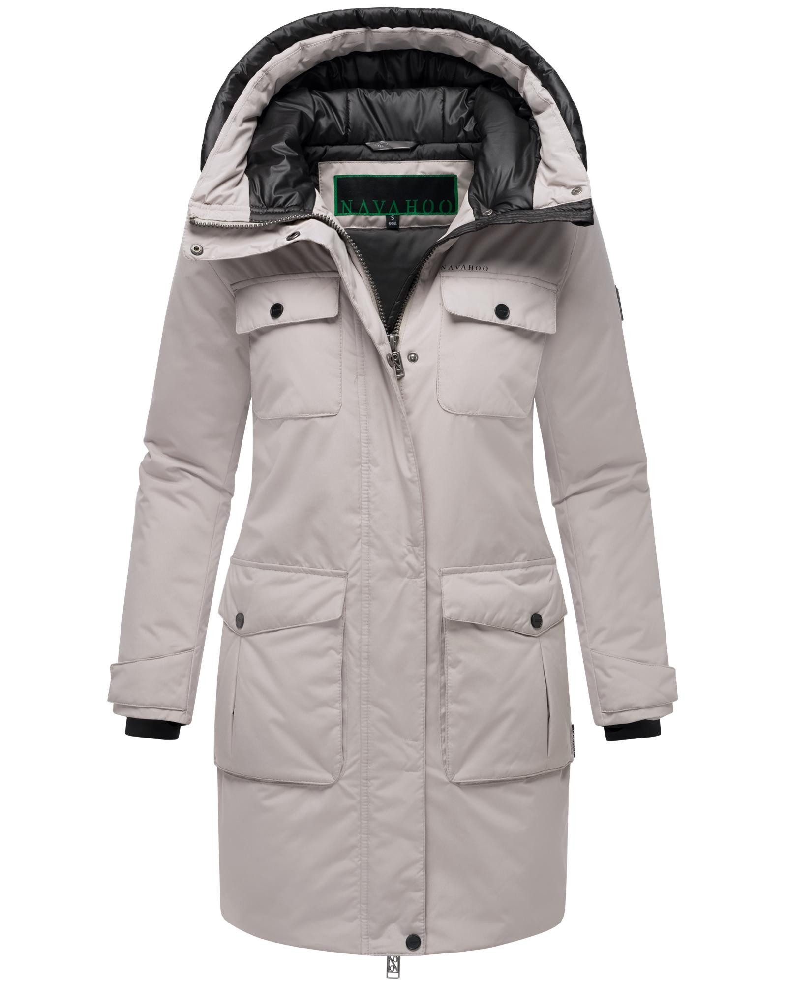 Navahoo Winterjacke Eissturm 14 Wasserabweisende Jacke mit Kapuze günstig online kaufen