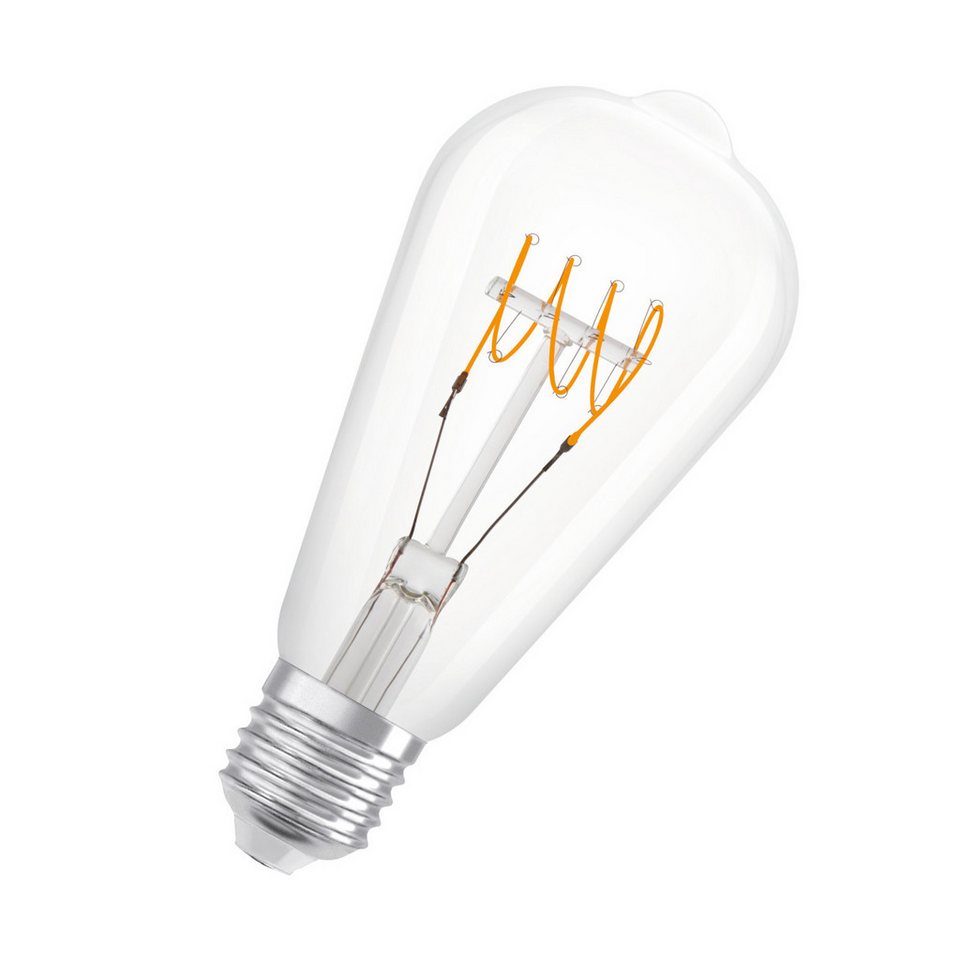 Osram LED-Leuchtmittel Osram LED Leuchtmittel Edison E27 4,8 W warmweiß, Dimmbar nicht Smart Home-fähig, Lichtleistung: 470 lm