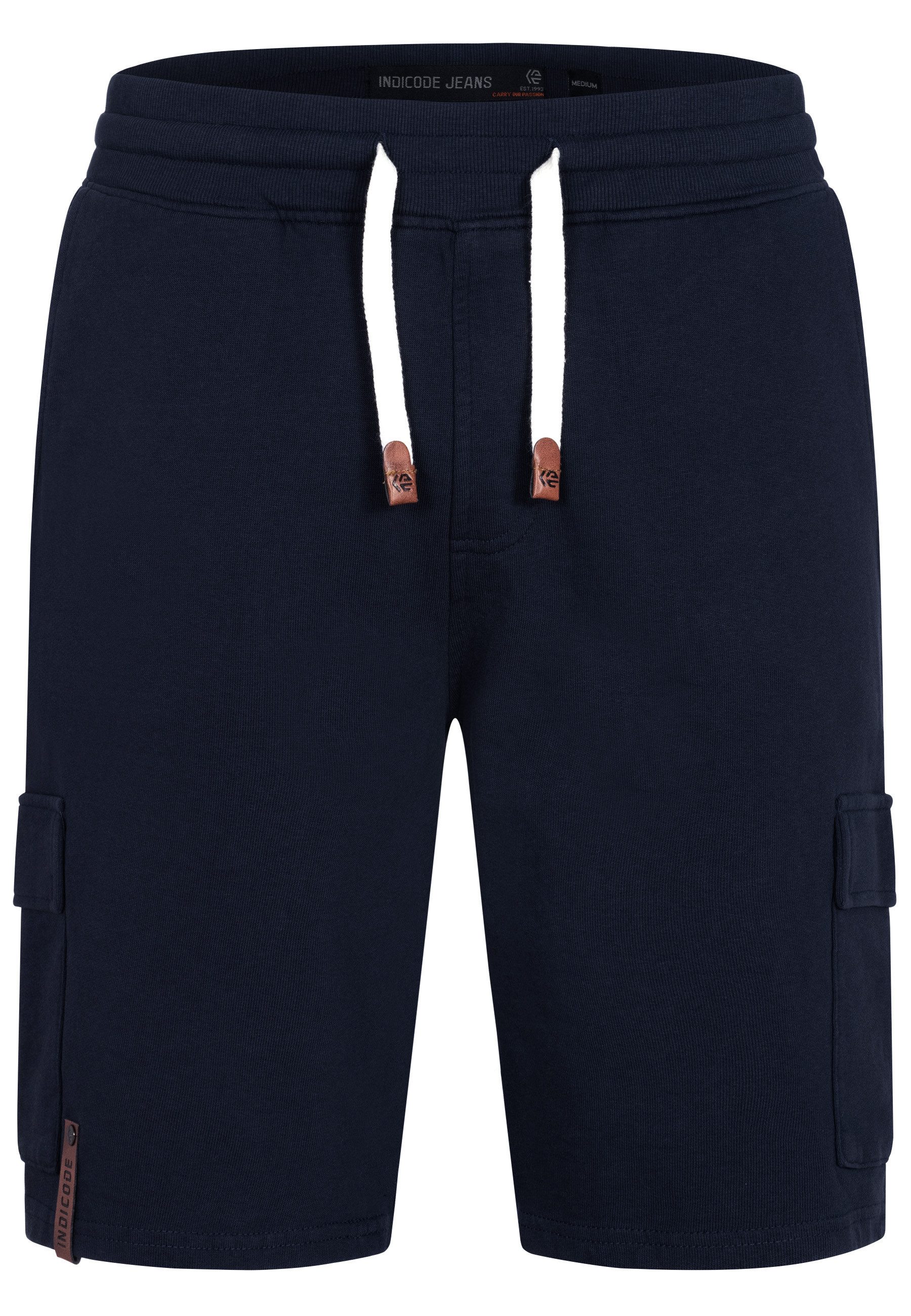 Indicode Sweatshorts Herren White Rock Sweat Shorts Herrenshorts aus 100 % günstig online kaufen