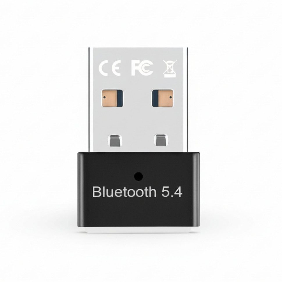 kowdom Bluetooth 5.4 USB Adapter Plug & Play für PC Windows 11/10/8.1/7 Bluetooth-Adapter USB Typ A, Bluetooth 5.4, Plug & Play, geringe Latenz, 7 Geräte, kompakt