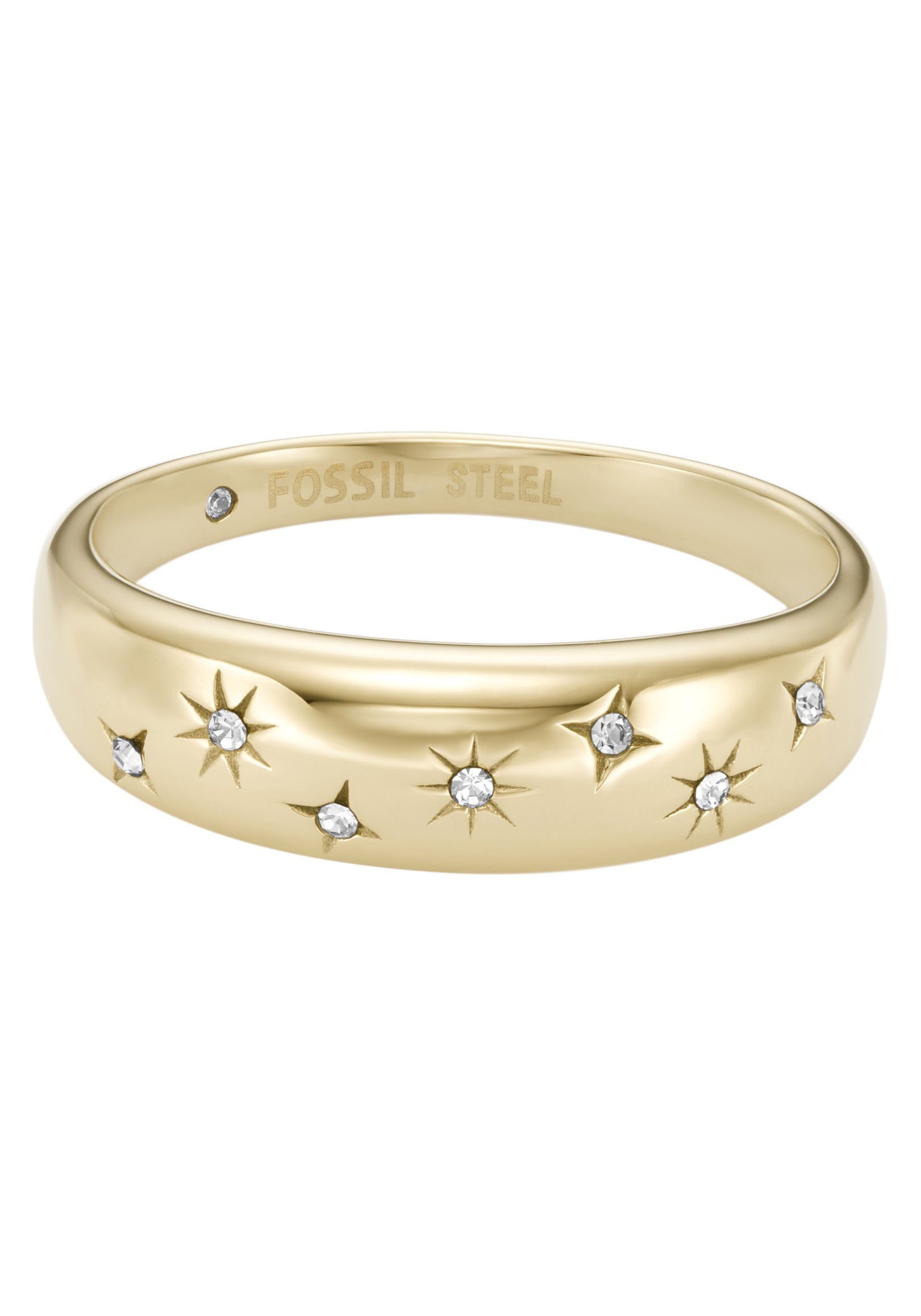 Sterne, Glassteinen Fingerring JF04239710, mit SADIE, Fossil