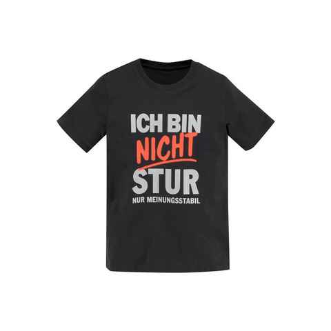 KIDSWORLD T-Shirt ICH BIN NICHT STUR, Spruch