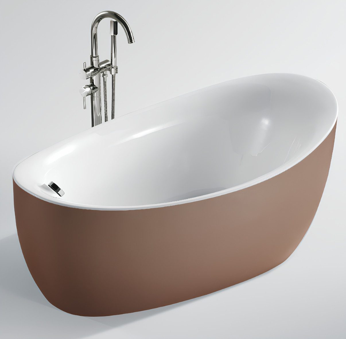JVmoebel Badewanne Acryl Badewanne Wanne Standbadewanne Freistehende Modern Badezimmer, (1-tlg), Made in Europa