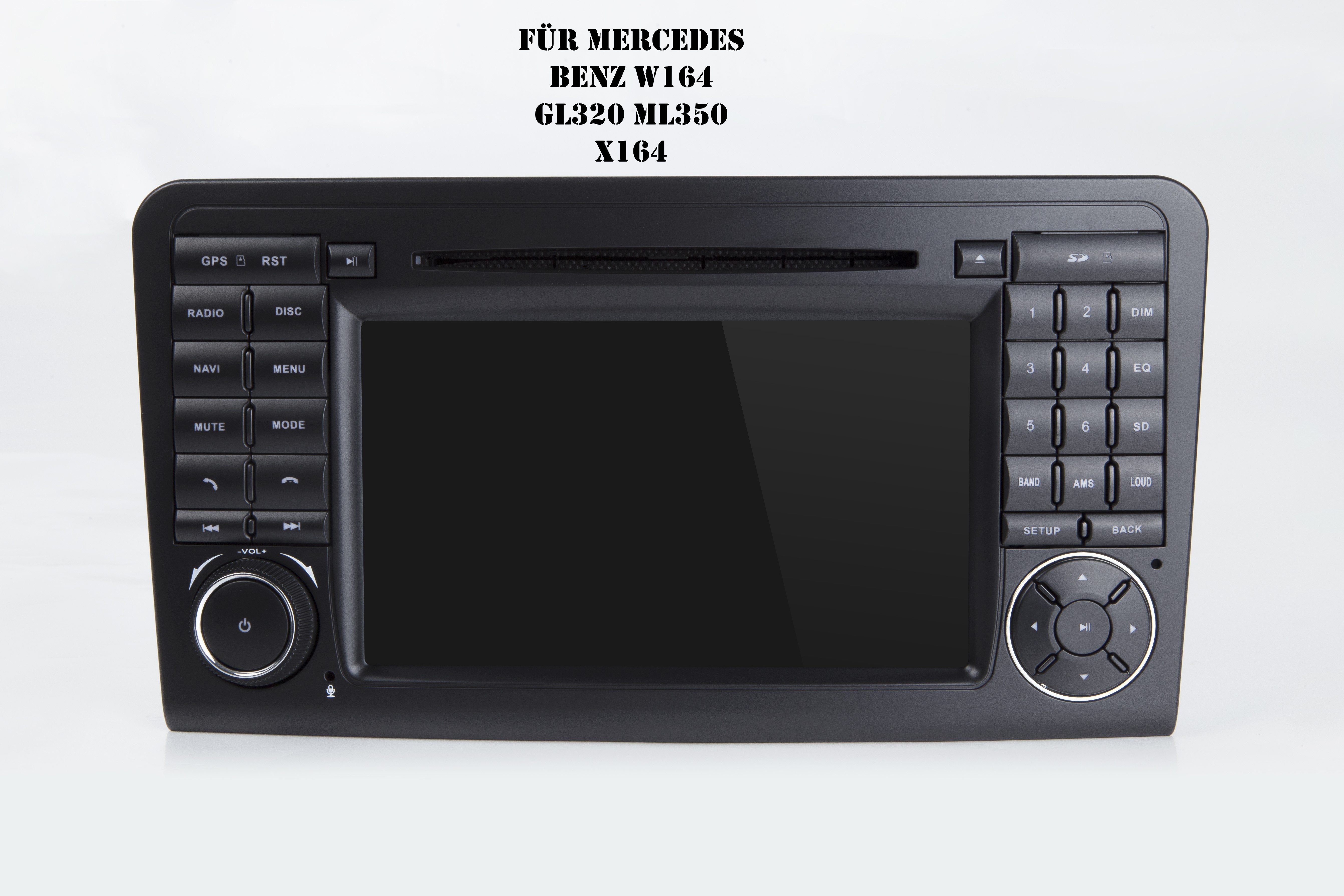 GABITECH Autoradio GPS NAVI Android für Mercedes Benz W164 GL320 ML350 X164 Autoradio