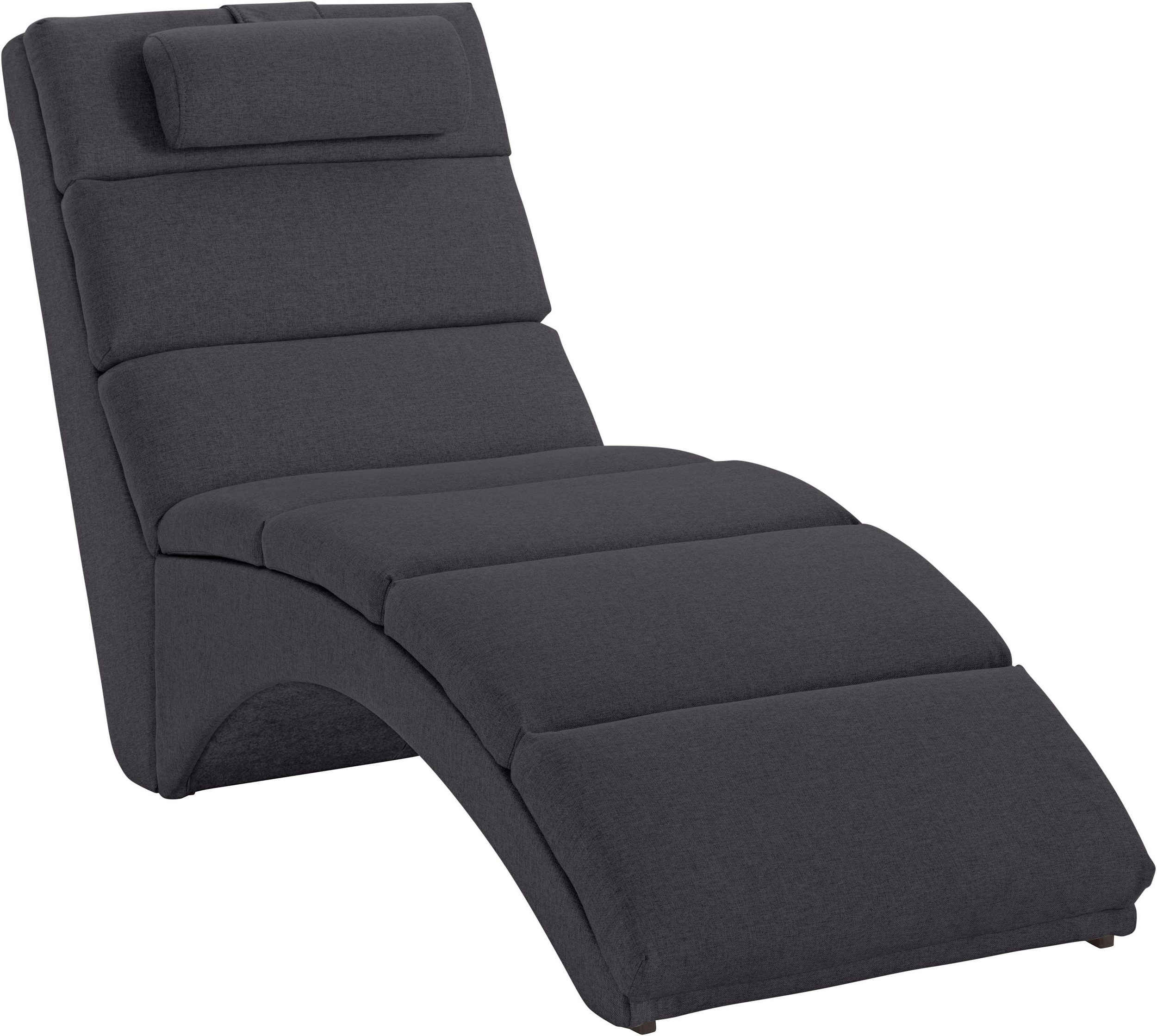 ATLANTIV HOME COLLECTION Relaxliege - Struktur - Dunkelgrau