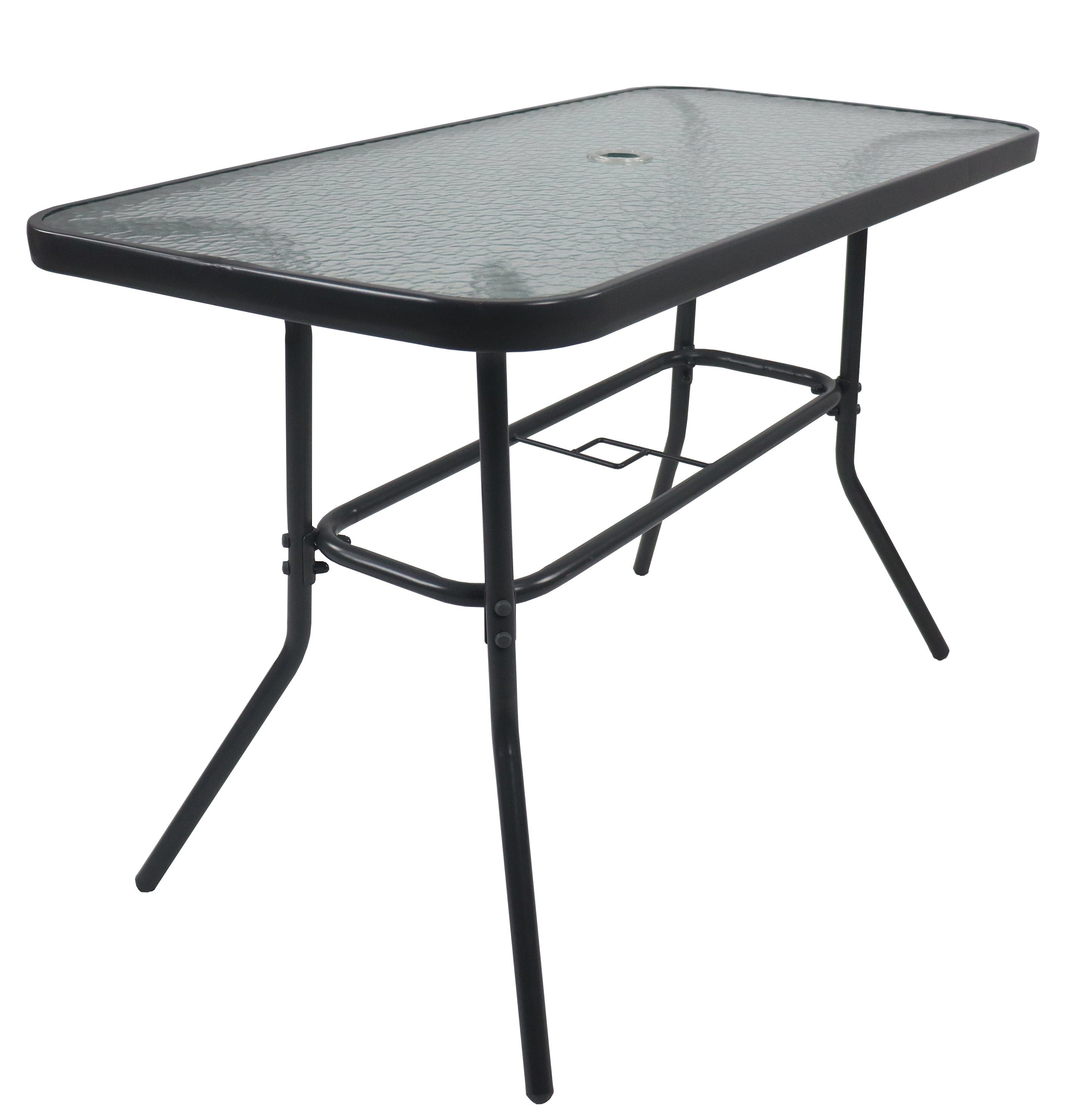 VCM Gartentisch Glas Gartentisch Esstisch Balkontisch 110x55 günstig online kaufen