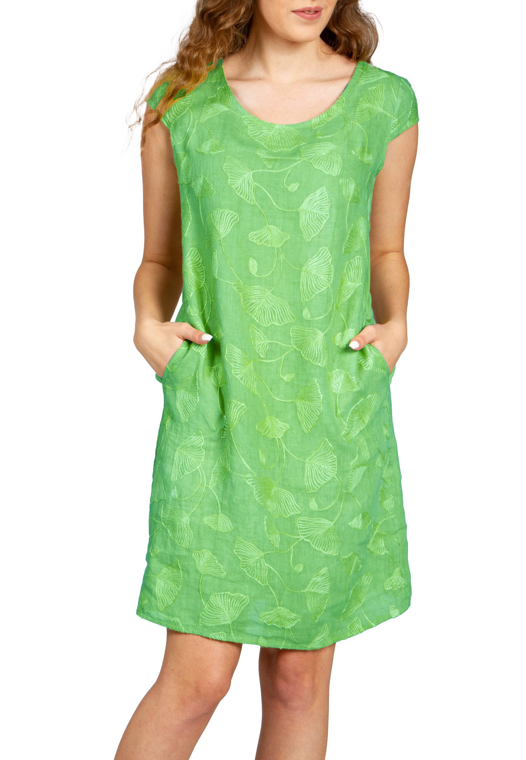 Caspar Sommerkleid SKL031 knielanges Damen Sommer günstig online kaufen