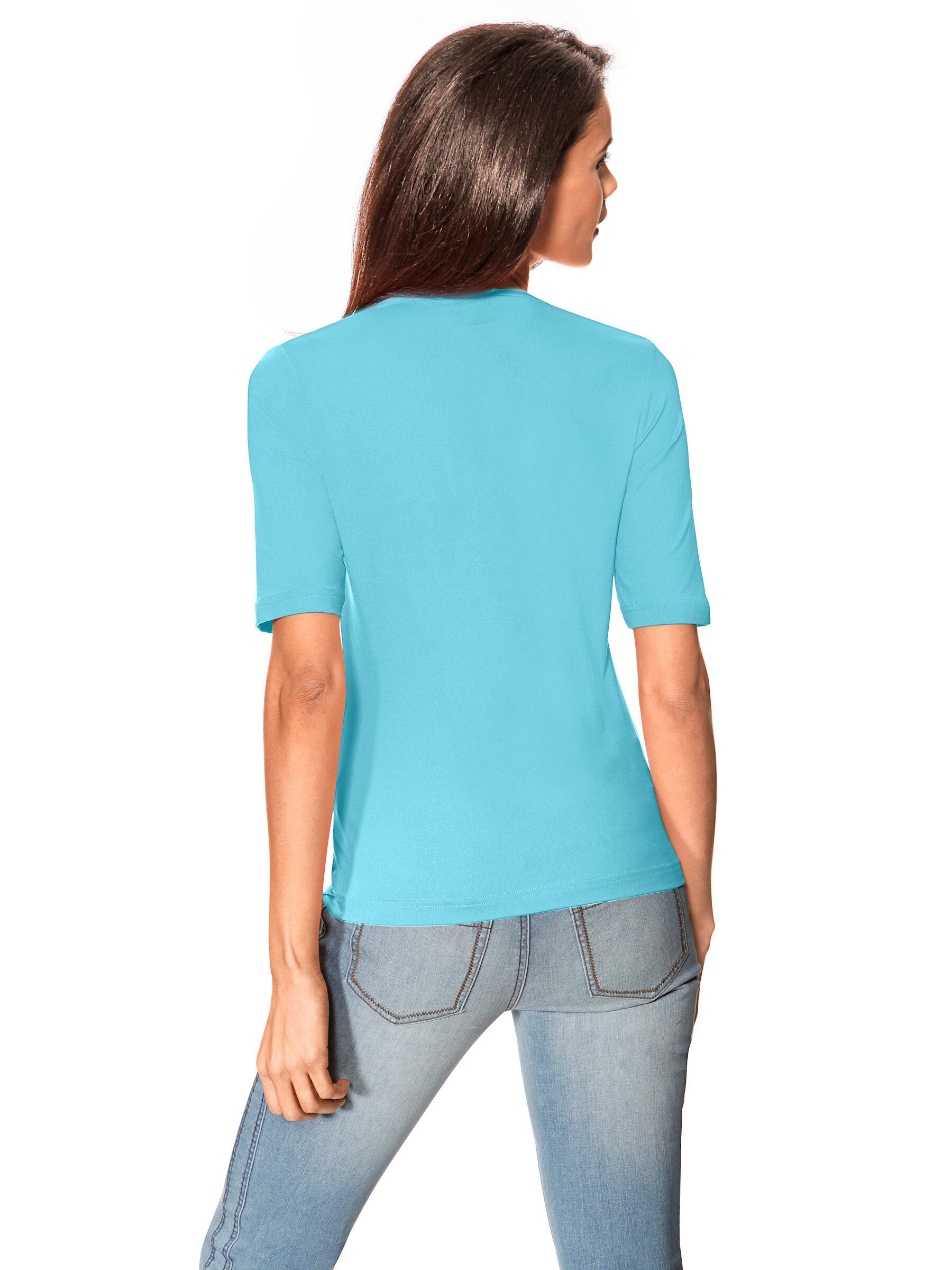 heine T-Shirt V-Shirt Kurzarm – Bild 2 von 4