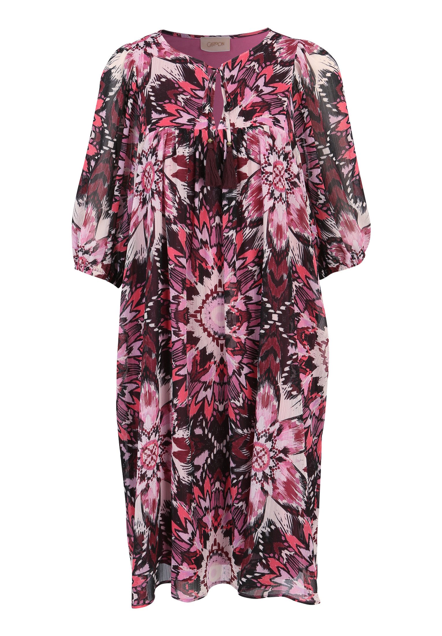 Cartoon Druckkleid Cartoon Casual-Kleid mit Print günstig online kaufen