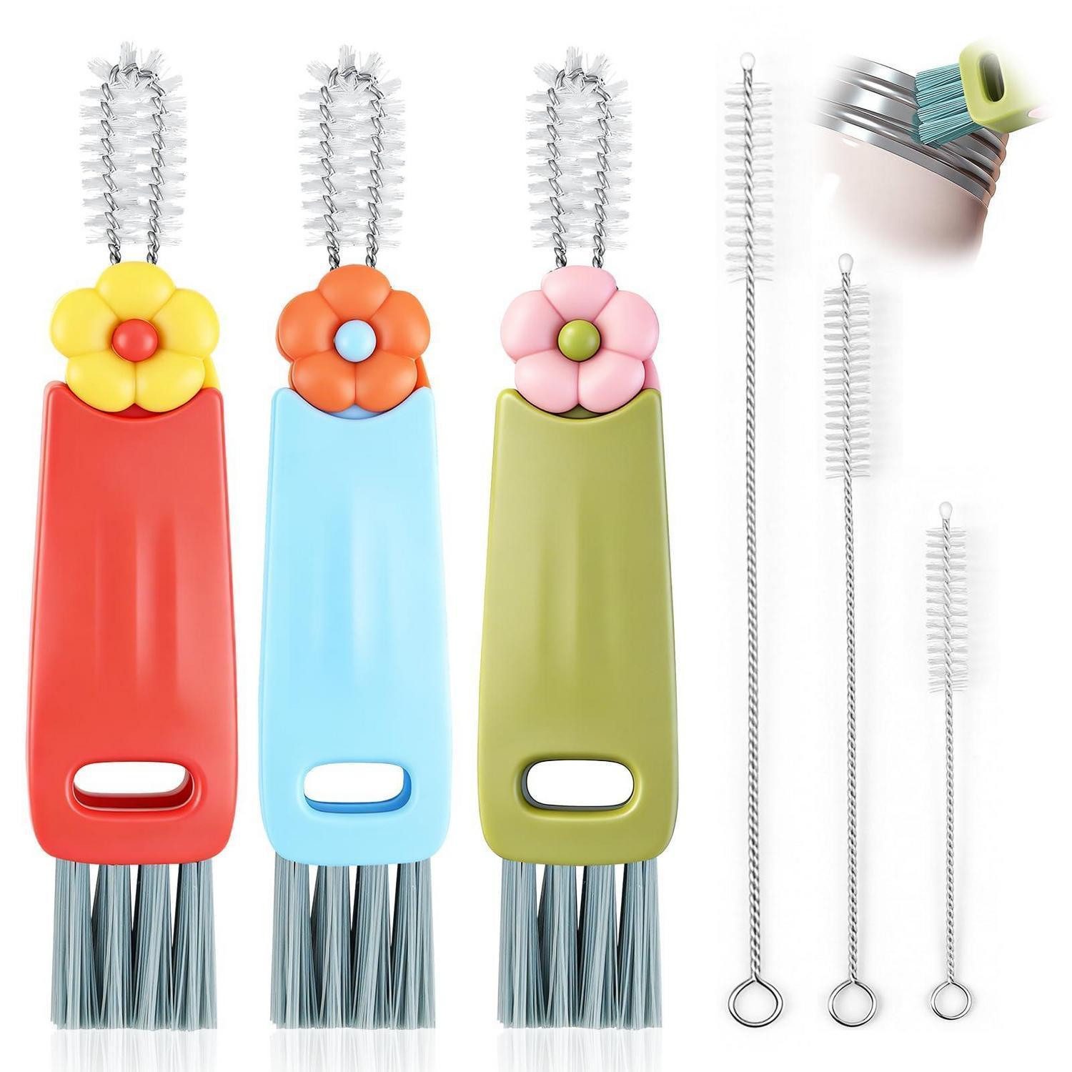 LuxusKollektion Reinigungsbürsten-Set 3in1 Reinigungsbürsten-Set, (1-tlg)