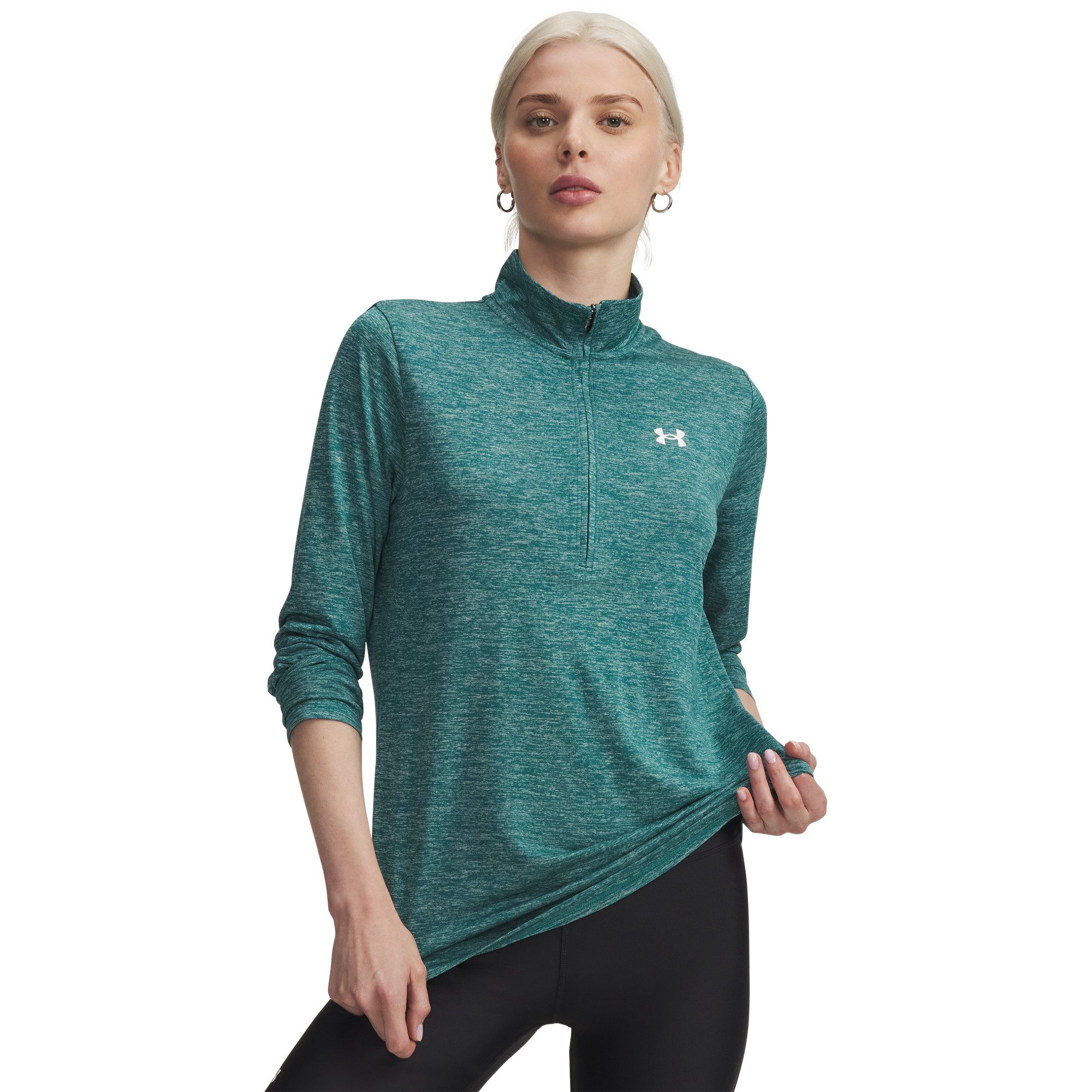 Langarmshirt Under Armour Damen Langarm Shirt Tech 1/2 Zip- Twist 1384225