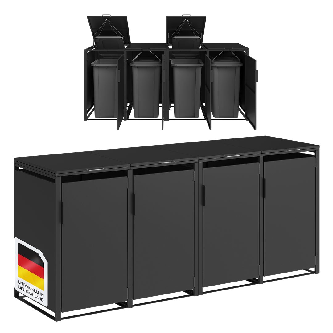 STEELSØN Mülltonnenbox Thoria (für 4 Tonnen günstig online kaufen