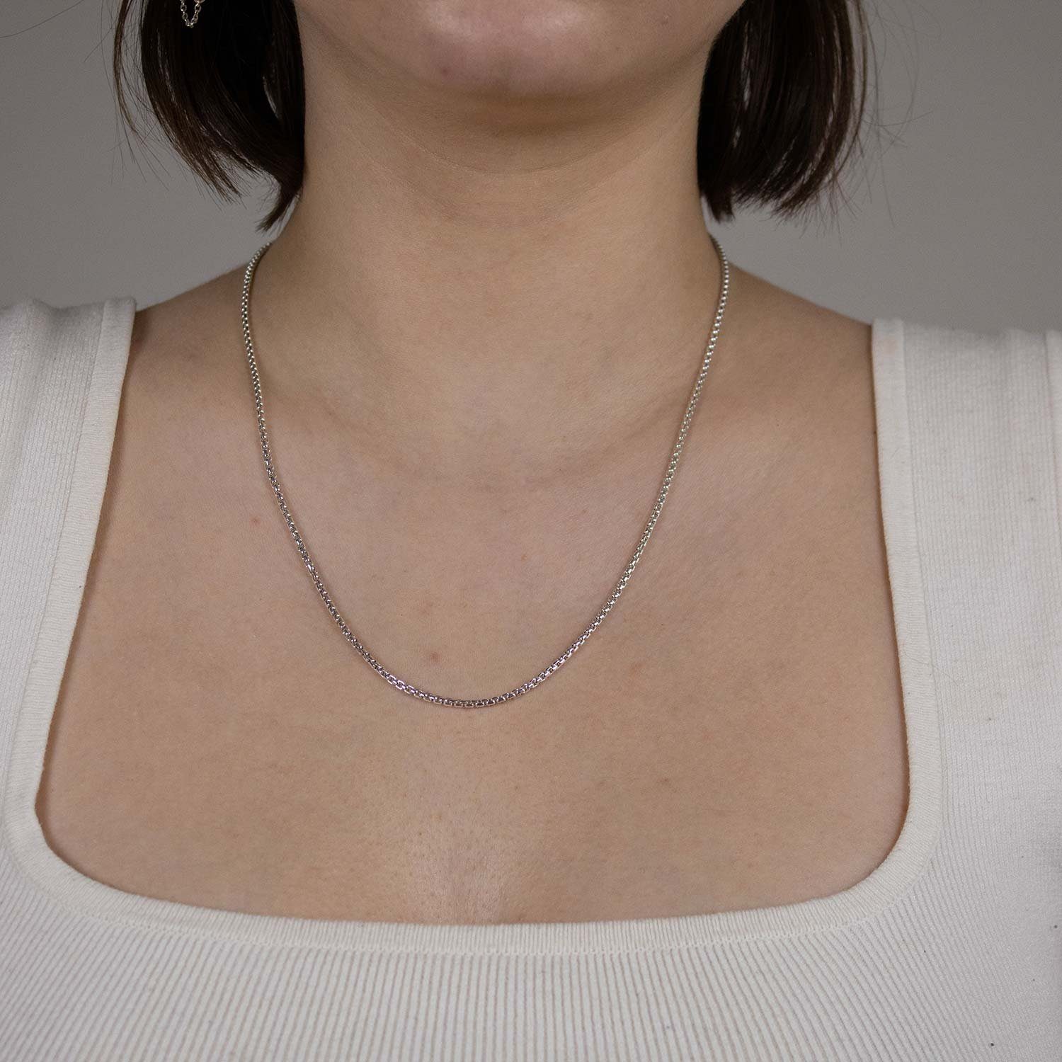 HOPLO Silberkette Silberkette Venezianerkette Länge 40cm günstig online kaufen