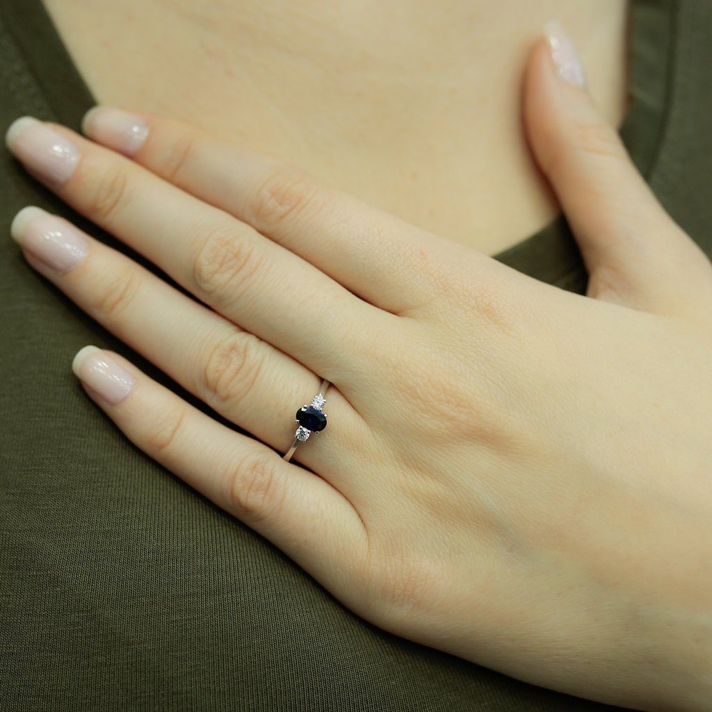 EinStein Diamant Diamantring, Saphirring, Diamantring, Damenring, Diamant