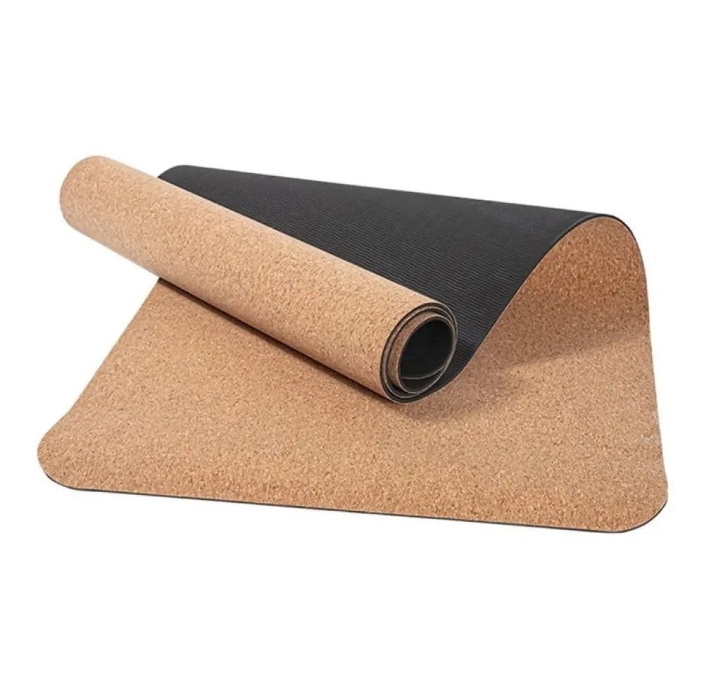 Sport-Knight® Yogamatte Yogamatte aus Kork, mit Anti-Rutsch-Effekt, nachhaltig, pflegeleicht