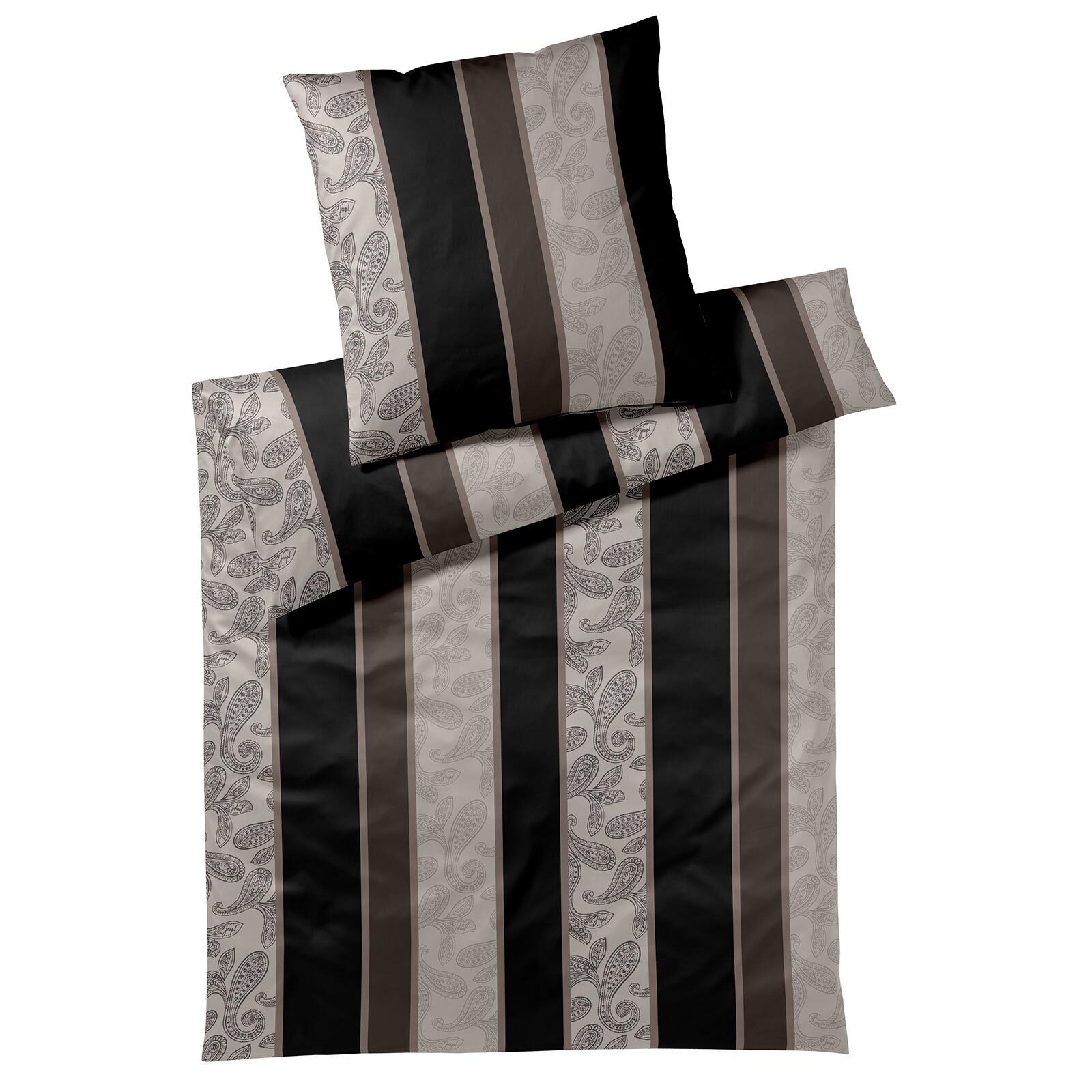 JOOP! Bettwäsche Paisley Stripes, Mako Satin, 1 teilig