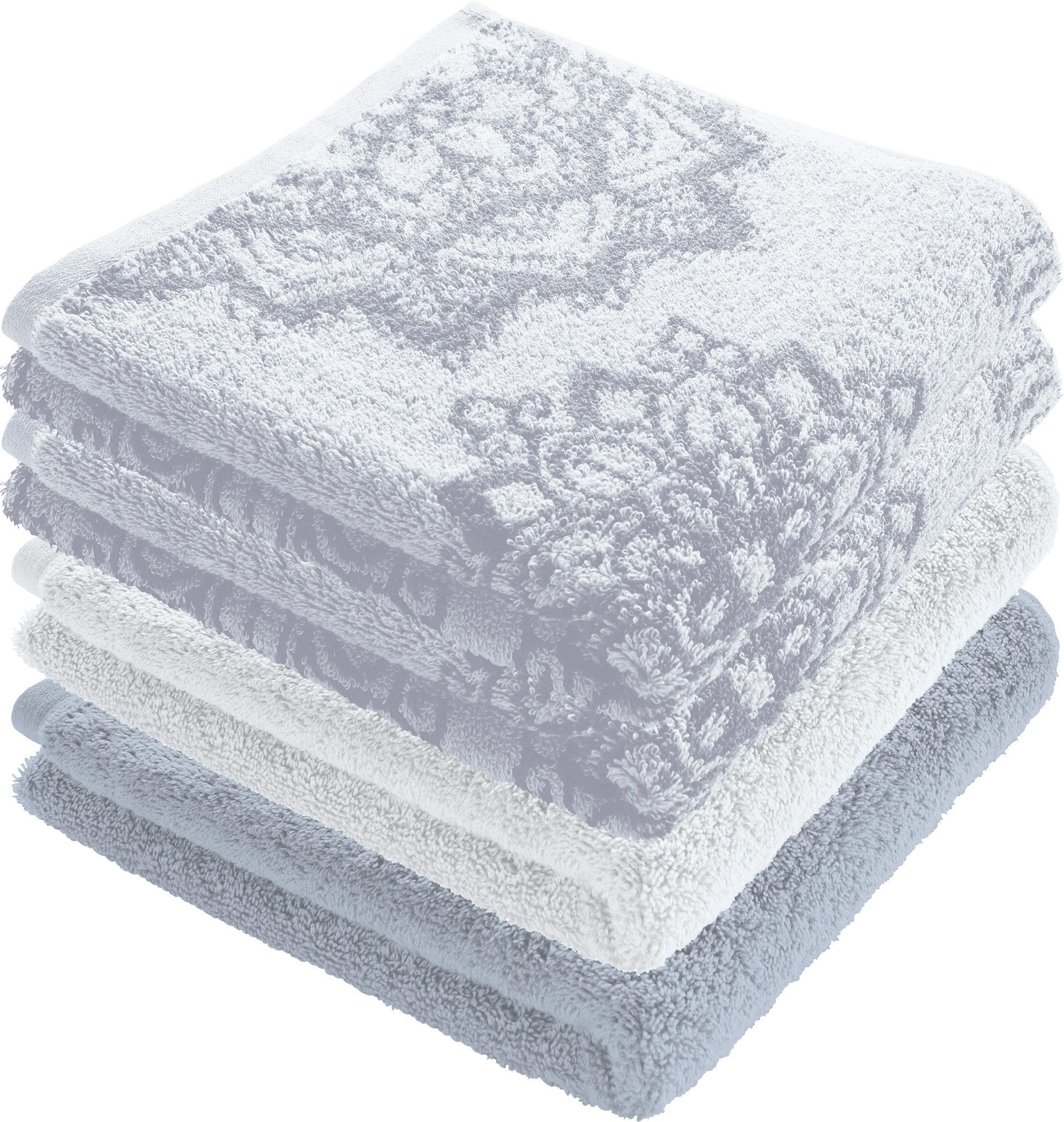 Erwin Müller Handtuch Handtuch "Bühl" 4er-Pack, Frottier, Walk-Frottier Mot günstig online kaufen