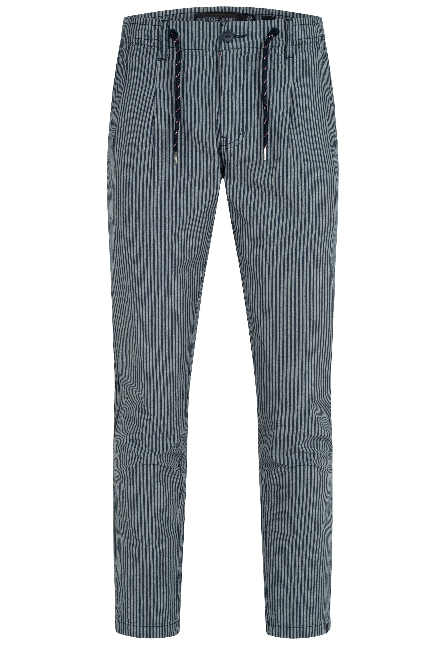 Indicode Stoffhose Herren INWebb Herrenhose Freizeithose Männer aus Seersuc günstig online kaufen