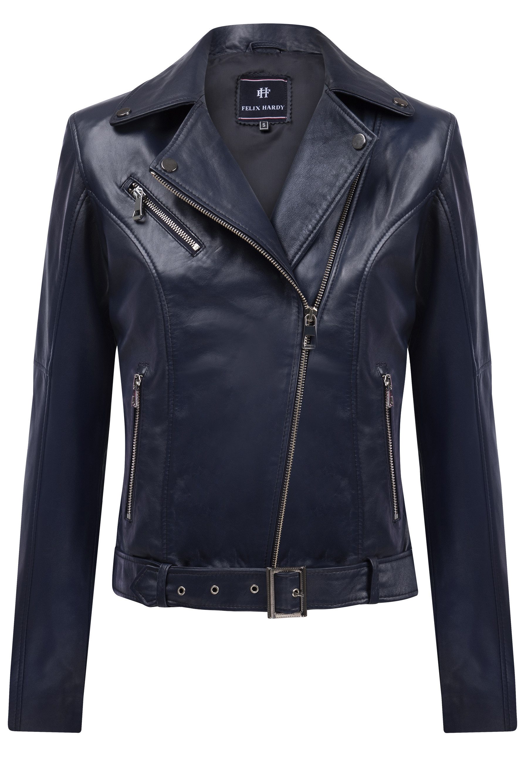 Felix Hardy Lederjacke Lederjacke mit Reißverschluss