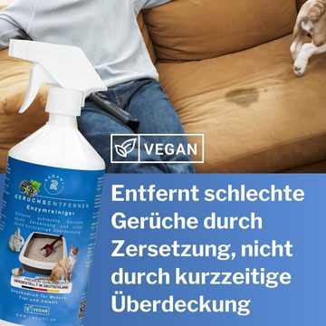 Radami Geruchsentferner 1L Tier Geruchsentferner gegen Katzenurin Tiergerüche Enzymreiniger