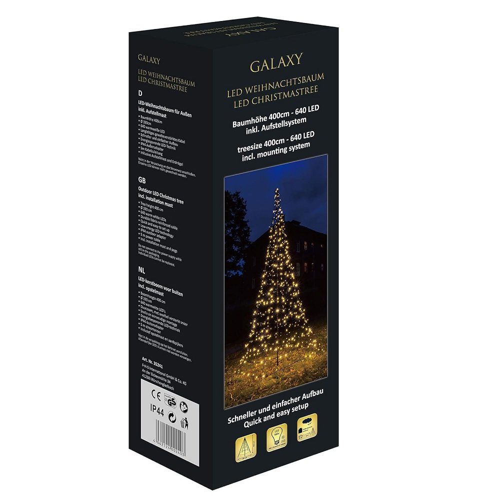 Star-Max LED-Lichternetz 35241T LED Tannenbaum GALAXY günstig online kaufen