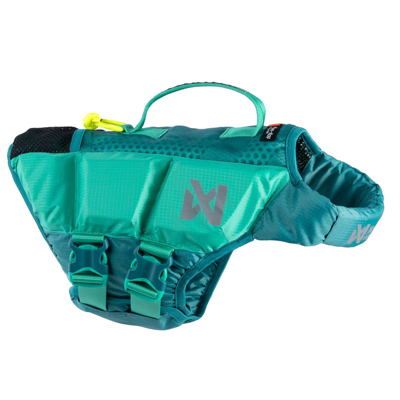 Non-stop dogwear Hundeweste PROTECTOR LIFE JACKET Teal, optimiert Auftrieb, Stabilität und Bewegungsfreiheit von Non-stop dogwear