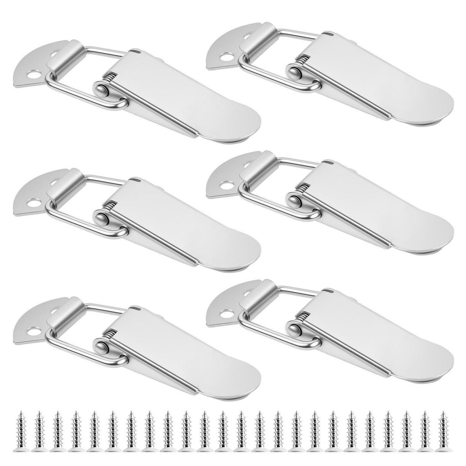 LuxusKollektion Vorhängeschloss Hebelschlösser Edelstahl 6er-Pack Silber