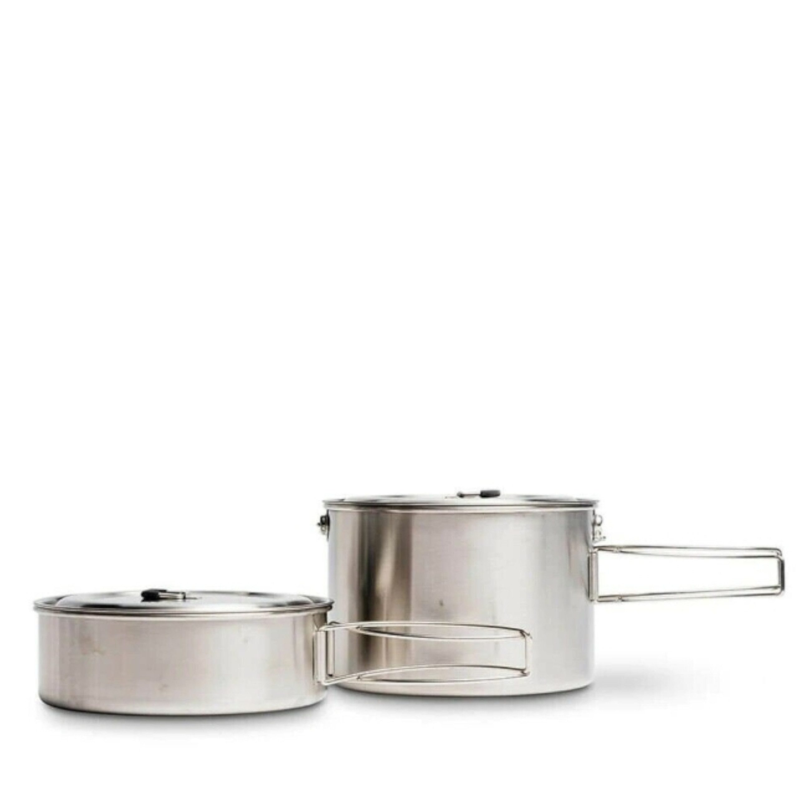 Solo Stove Feuertopf Solo Stove 2er Pot Set Campfire, Edelstahl