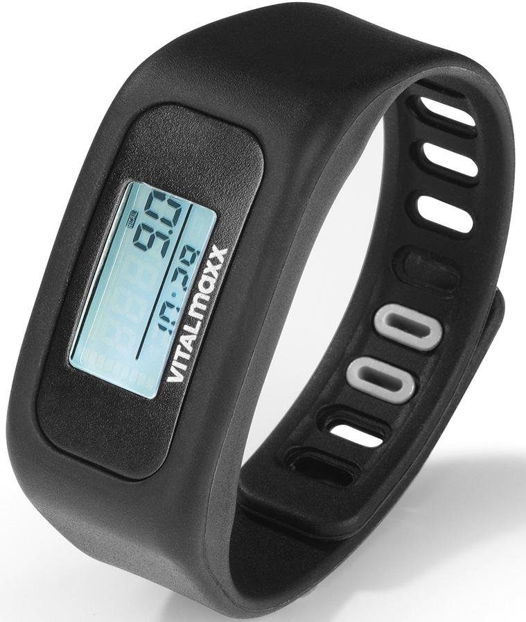 VITALmaxx Fitness-Tracker, Erfasst Schritte, Kalorienverbrauch, Distanz ...