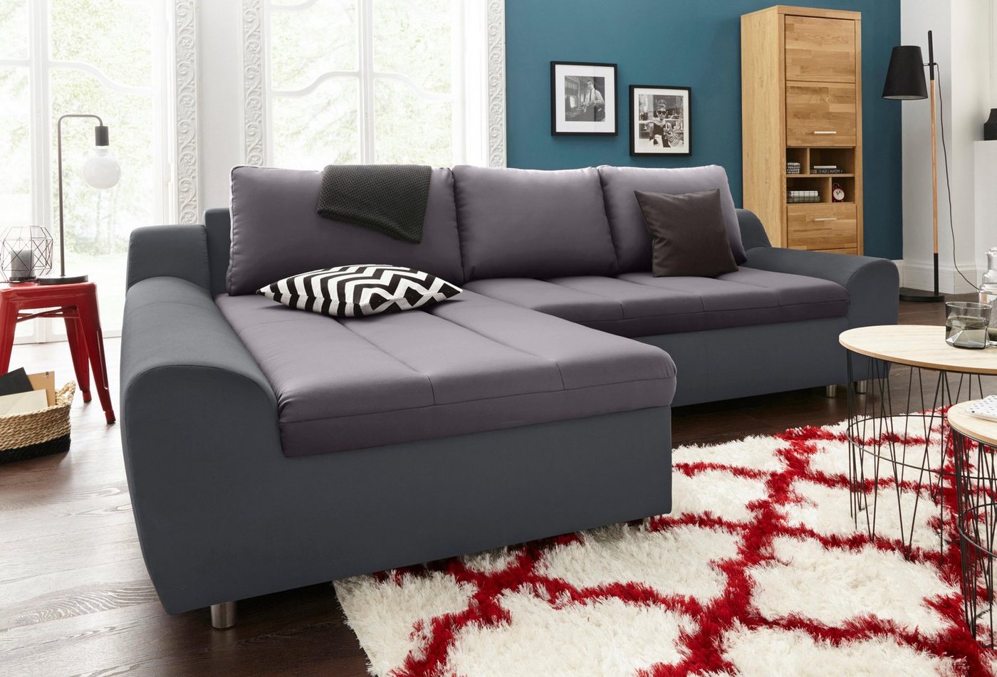 Sit&More Polsterecke »Aurano«, wahlweise mit Bettfunktion und Bettkasten SIT&MORE Polsterecke AURANO wahlweise mit Bettfunktion und Bettkasten