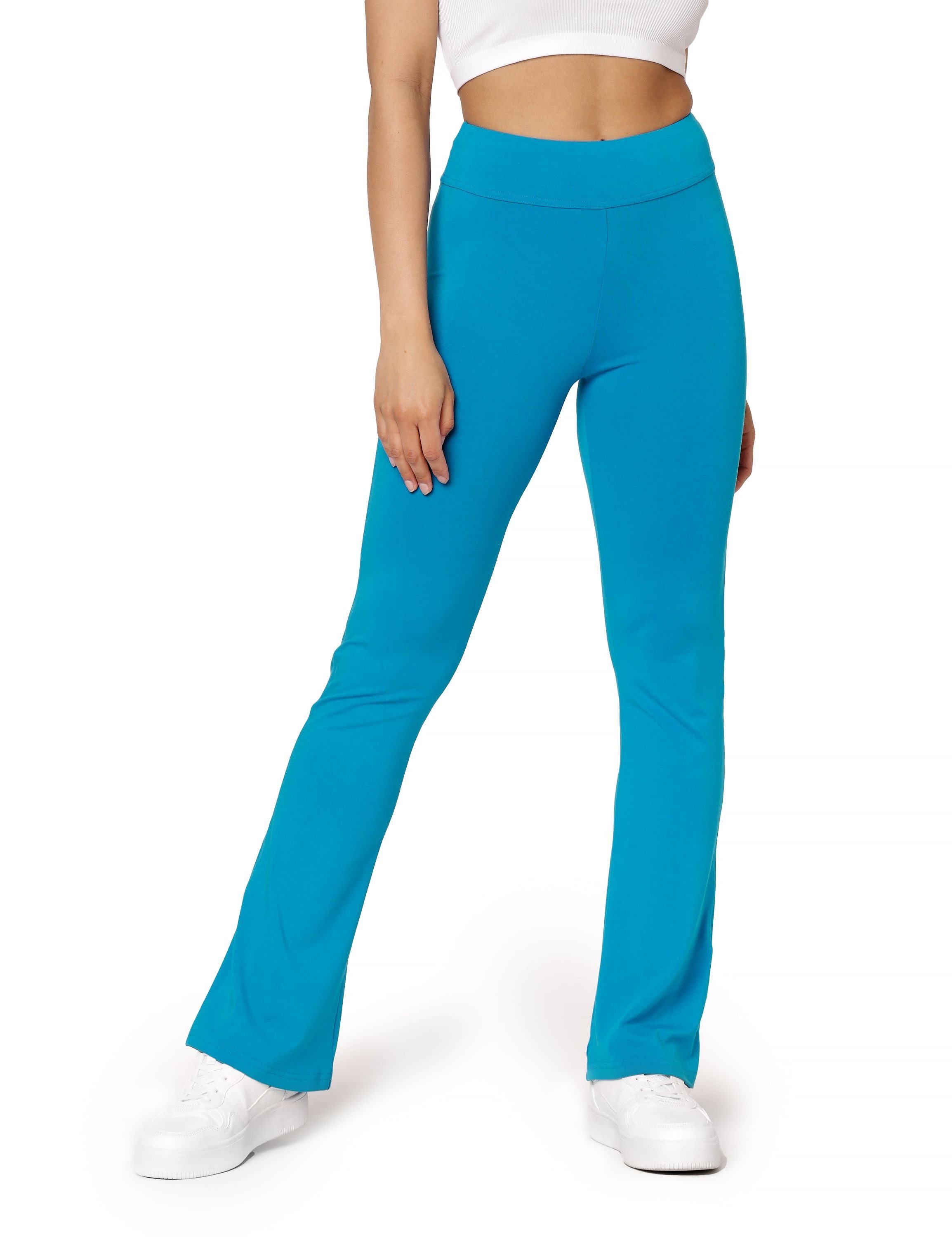 Leggings Damen Yogahose Jogginghose Flare Hose BLV50-277