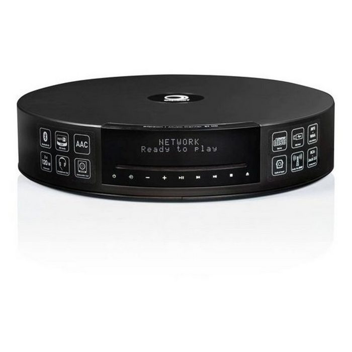 elipson Music Center Connect HD Stereoanlage (Digitalradio (DAB) FM-Tuner mit RDS 240 00 W Hochwertiges All-in-One-Musiksystem Subwooferanschluss für aktive Subwoofer)