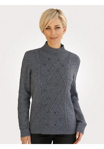Пуловер с Wollanteil