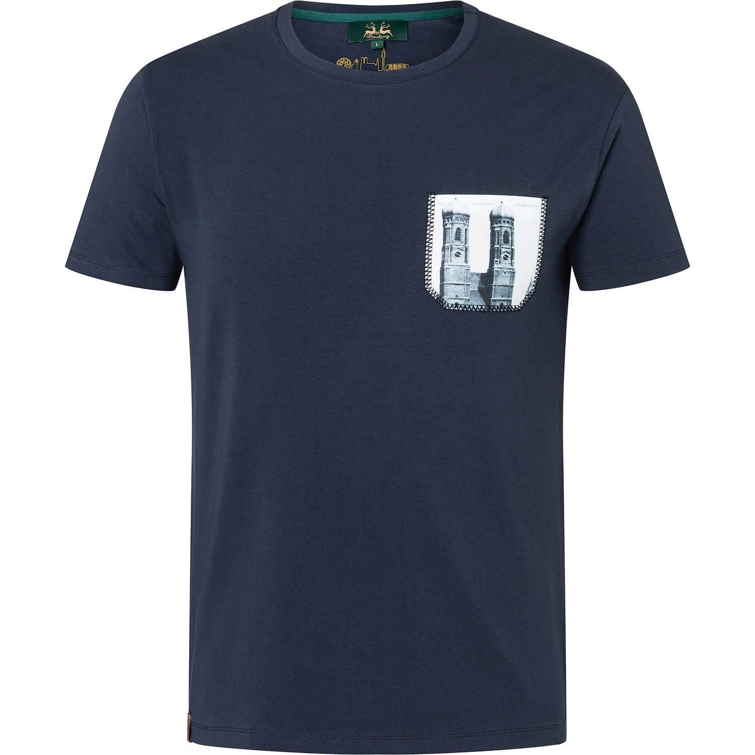 Wiesnkönig Ledergürtel T-Shirt Frauenkirche K20