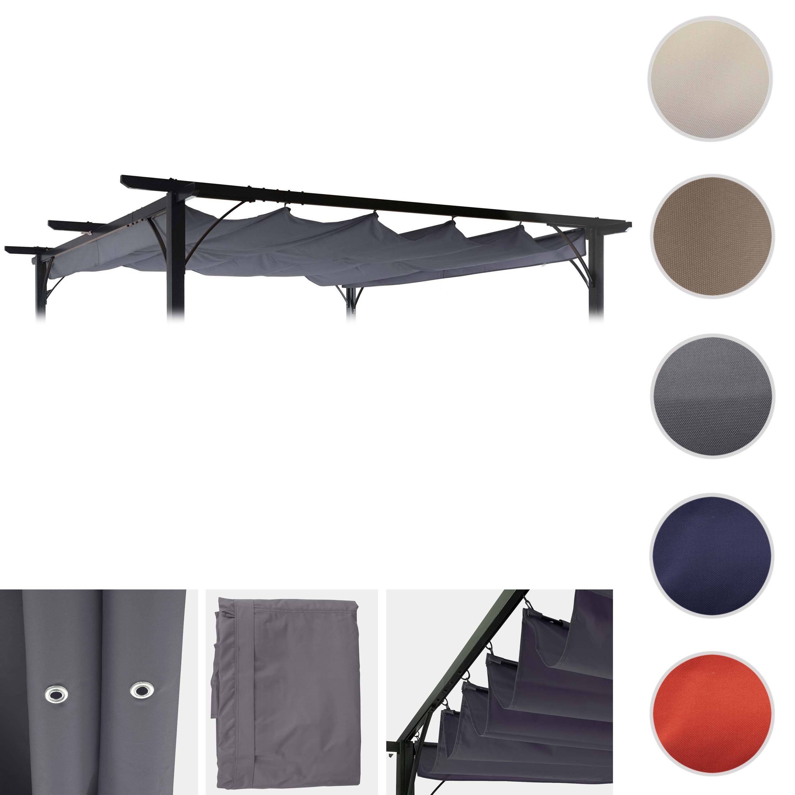 MCW Pavillon-Ersatzdach MCW-C42 3x3m, 320 x günstig online kaufen