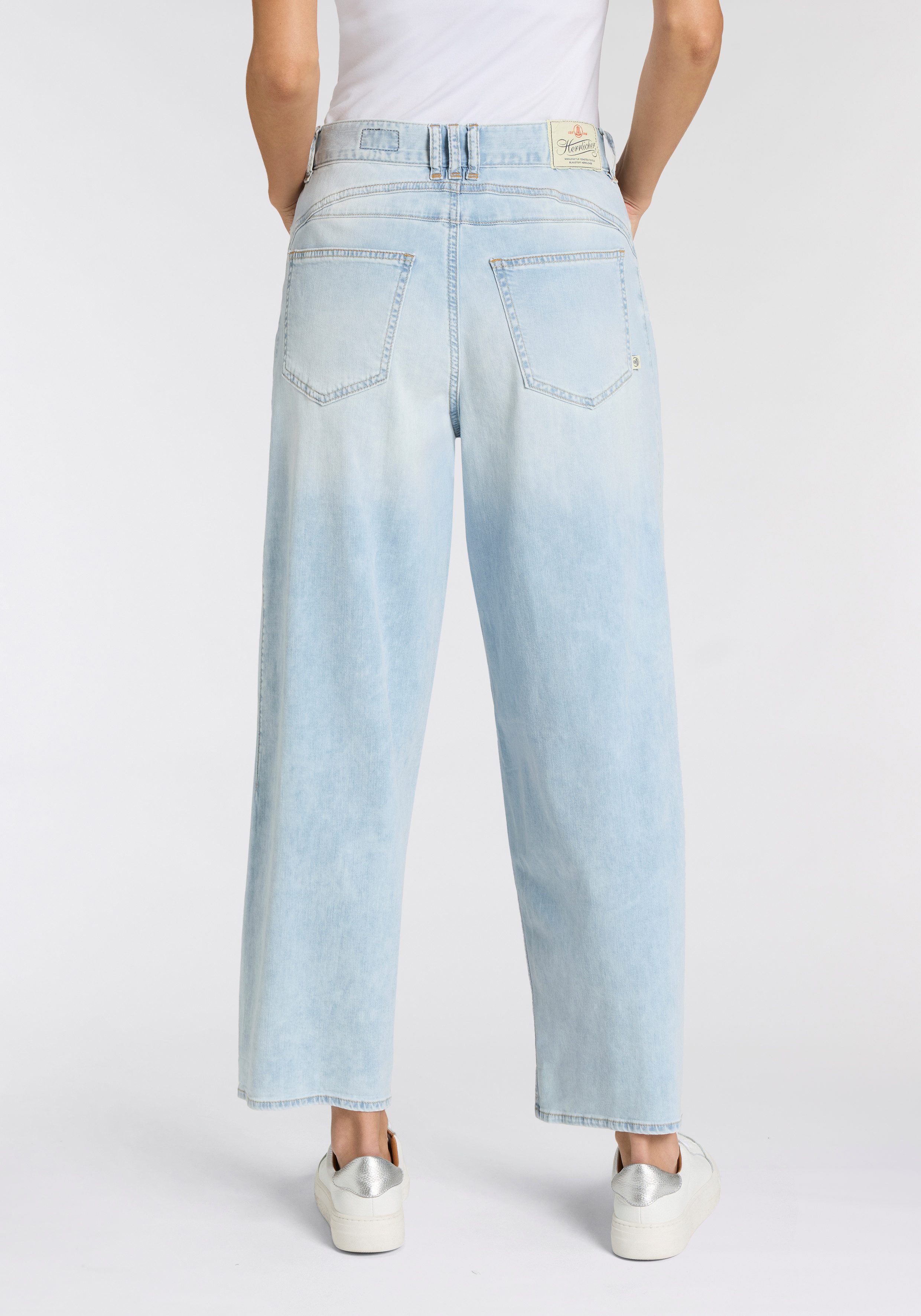Herrlicher Loose-fit-Jeans Barrow Denim Light Cropped