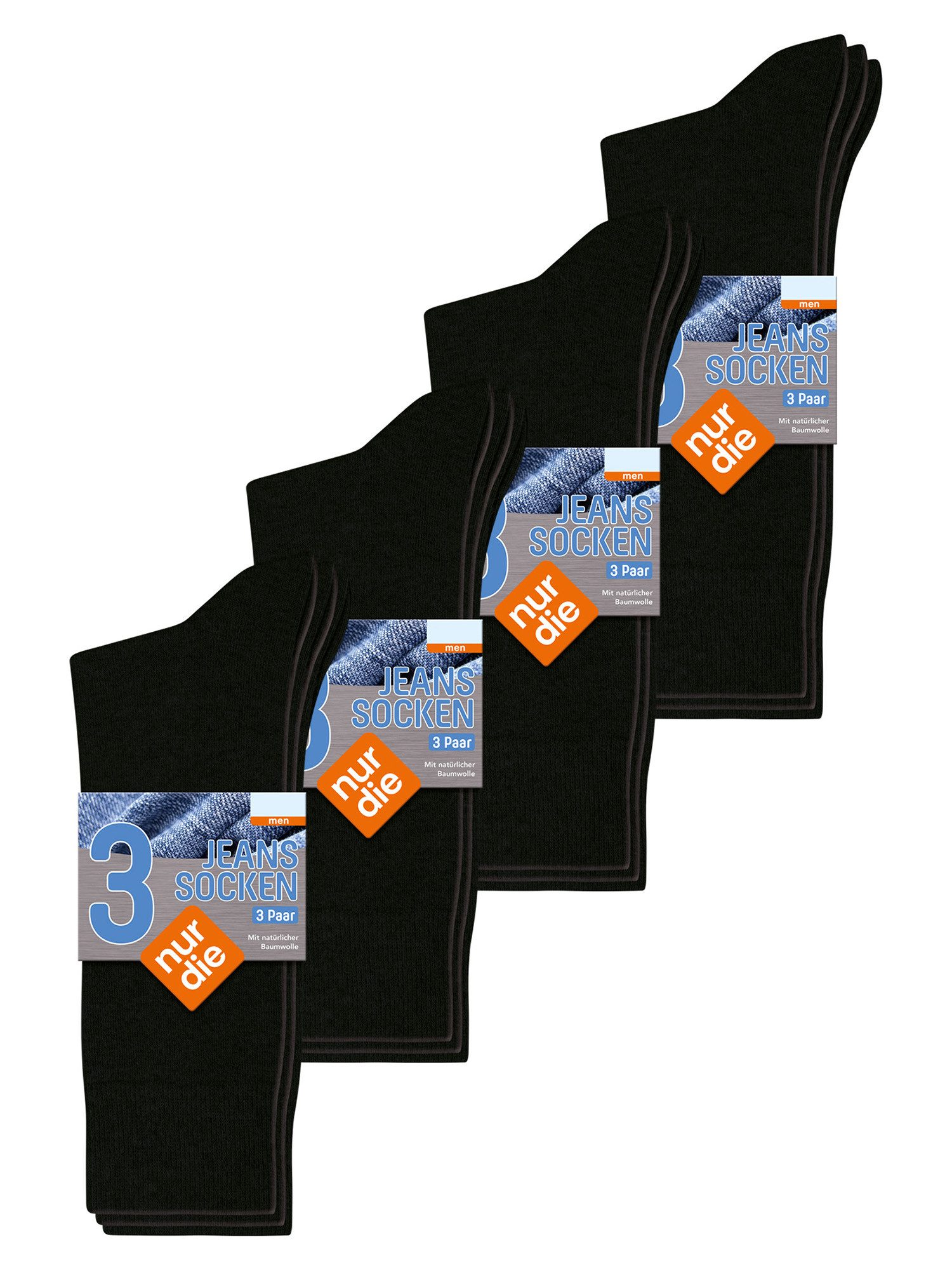 Nur Die Freizeitsocken Jeans Socken (12-Paar) Männer Multipack Mehrpack günstig online kaufen